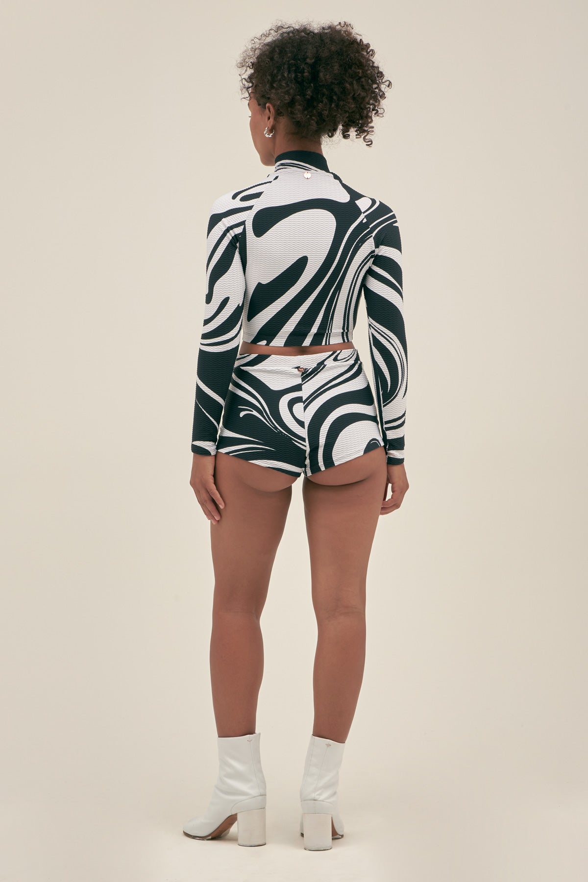 Bottom Bikini Boyshort Marble - Polonio Uruguay