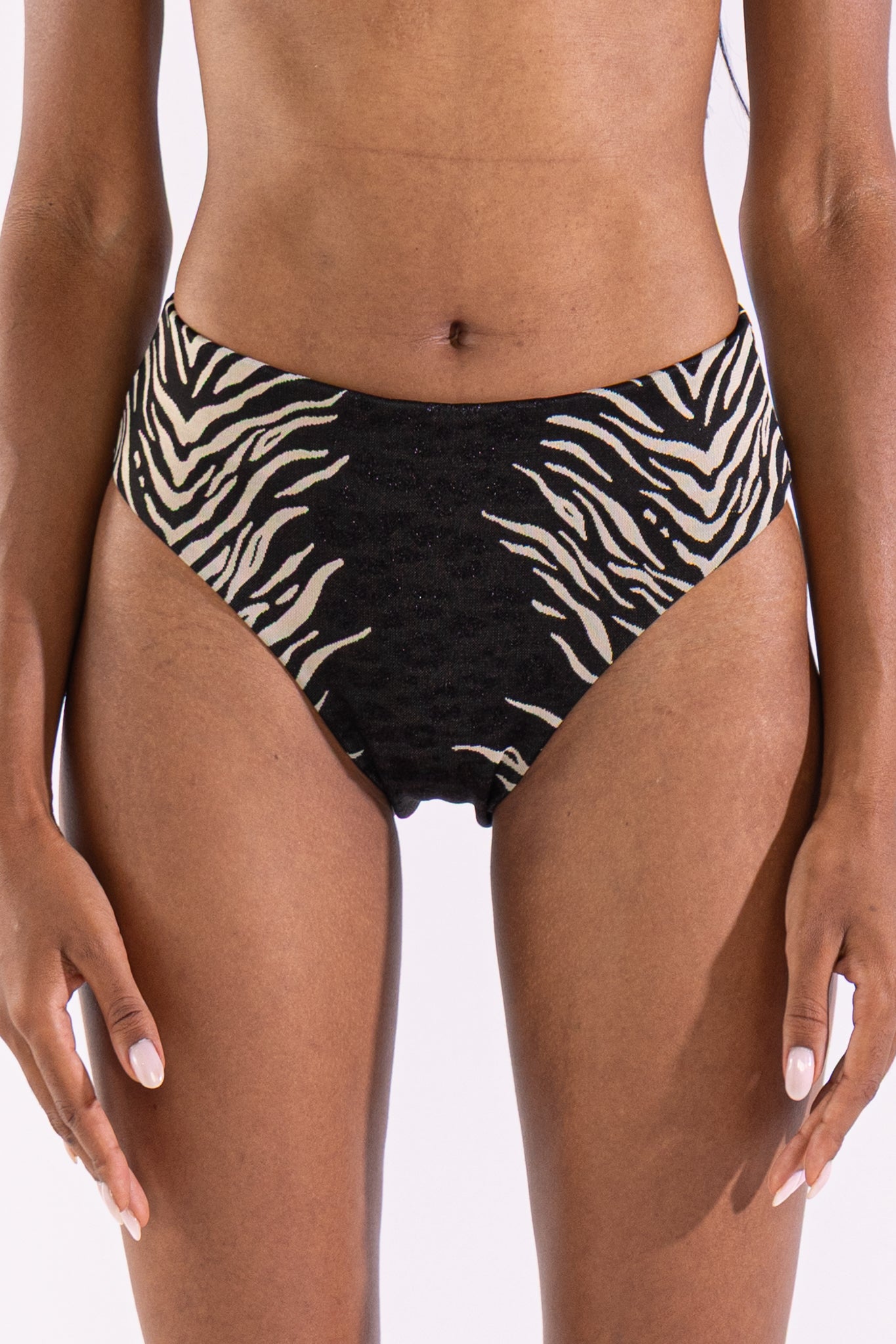 Bottom Bikini Nicky Feline Black - Polonio Uruguay