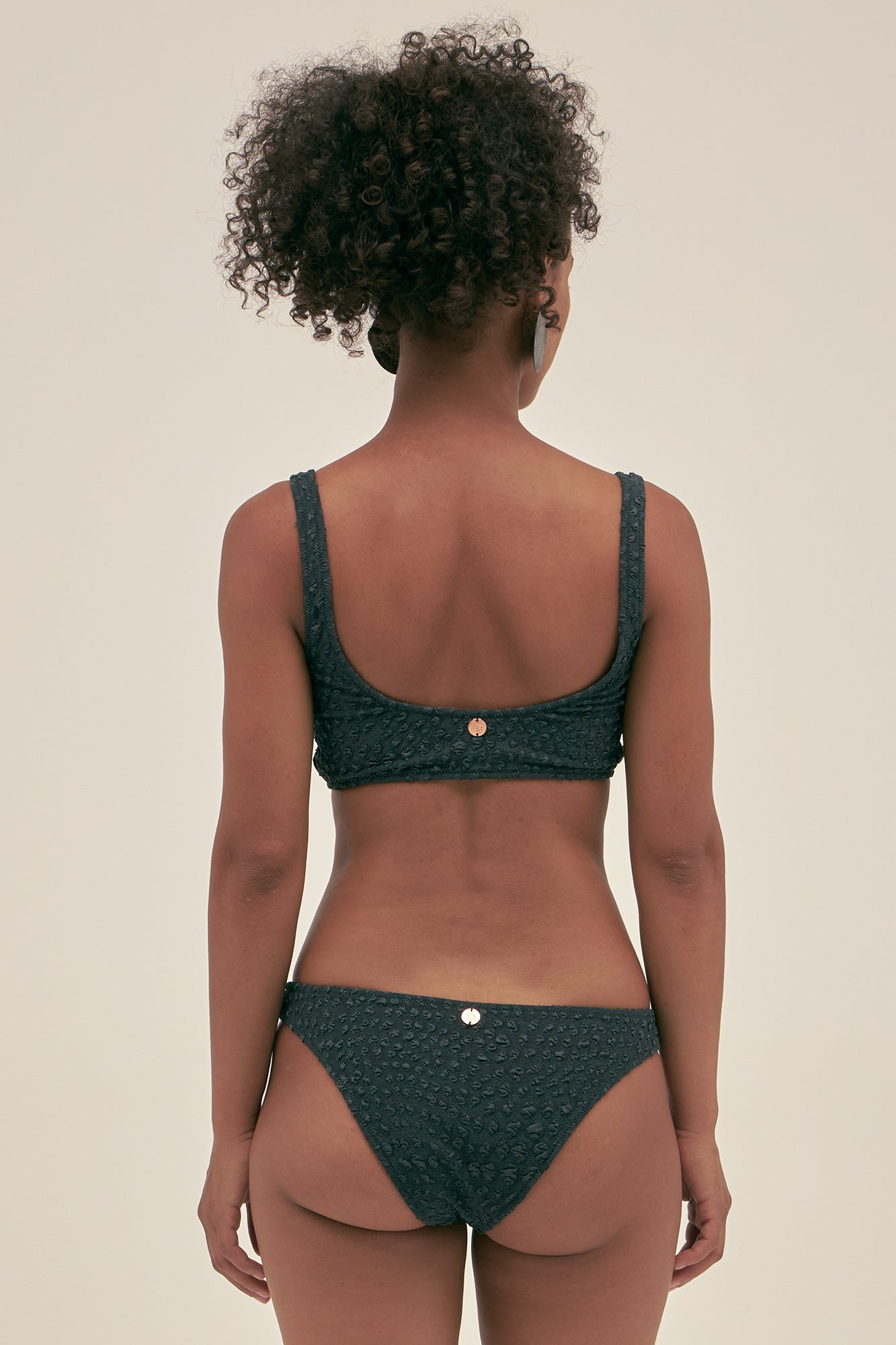 Bottom Bikini Ring Eclipse Black - Polonio Uruguay
