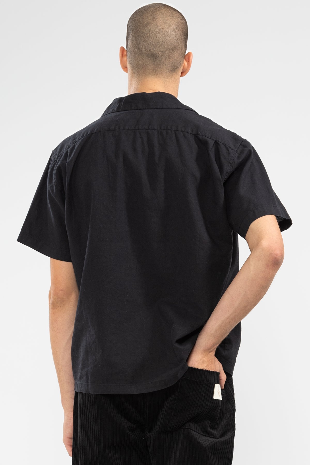 CAMP-COLLAR BOXY SHIRT