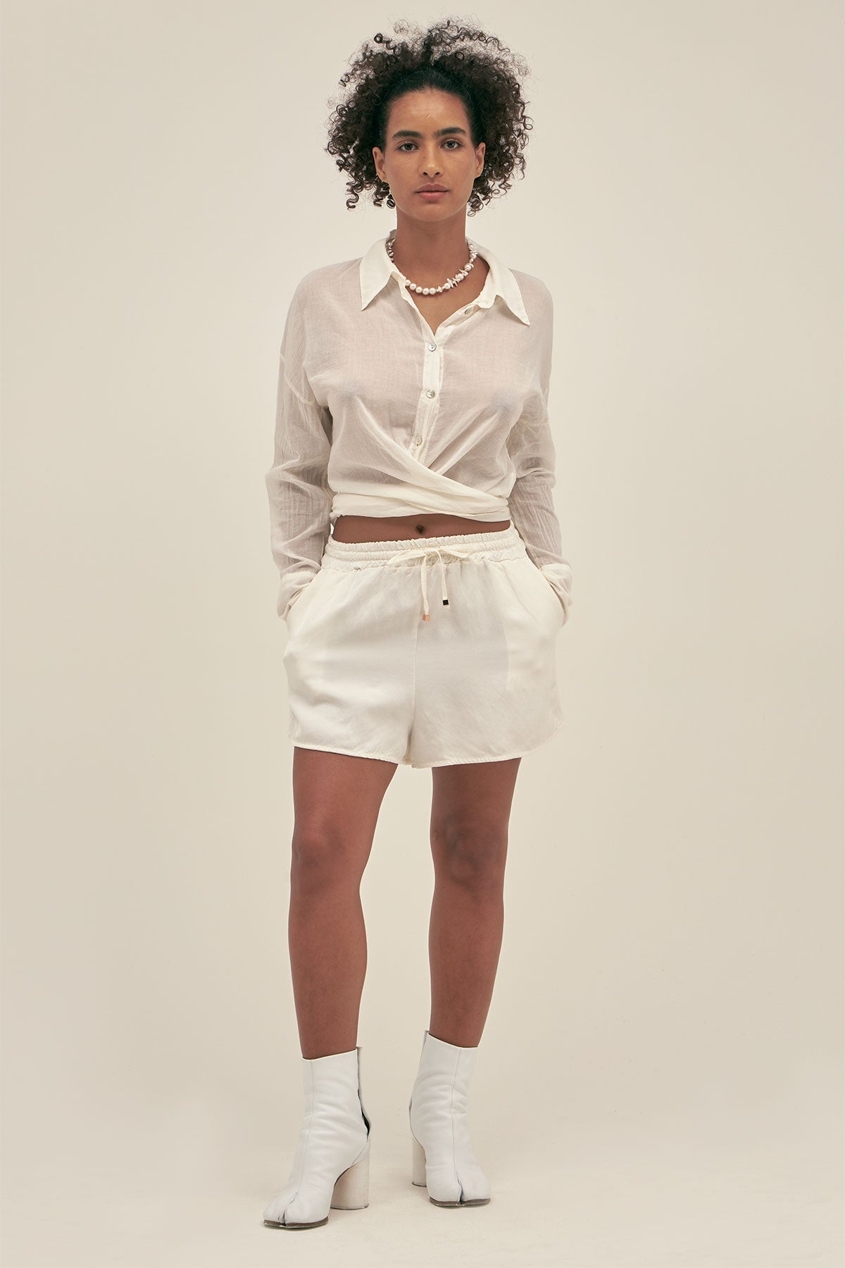 Camisa Fefe Crema - Polonio Uruguay