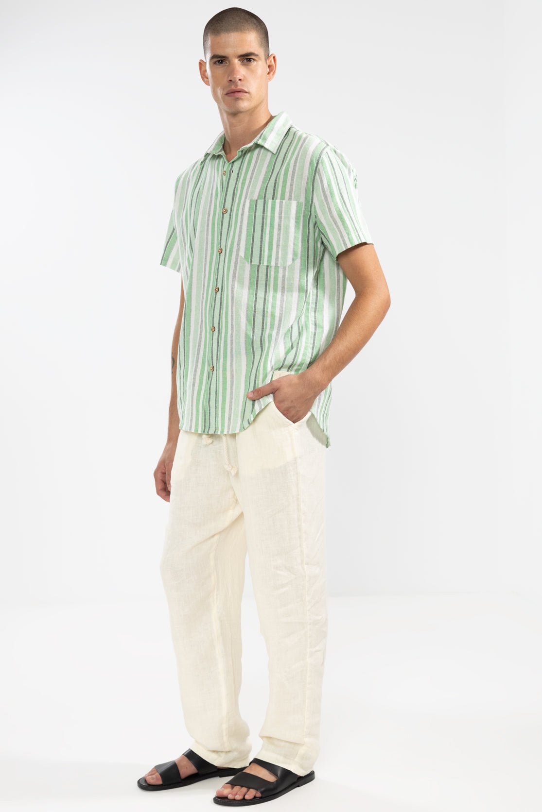 FEDE SHORT SLEEVE SHIRT STRIPED