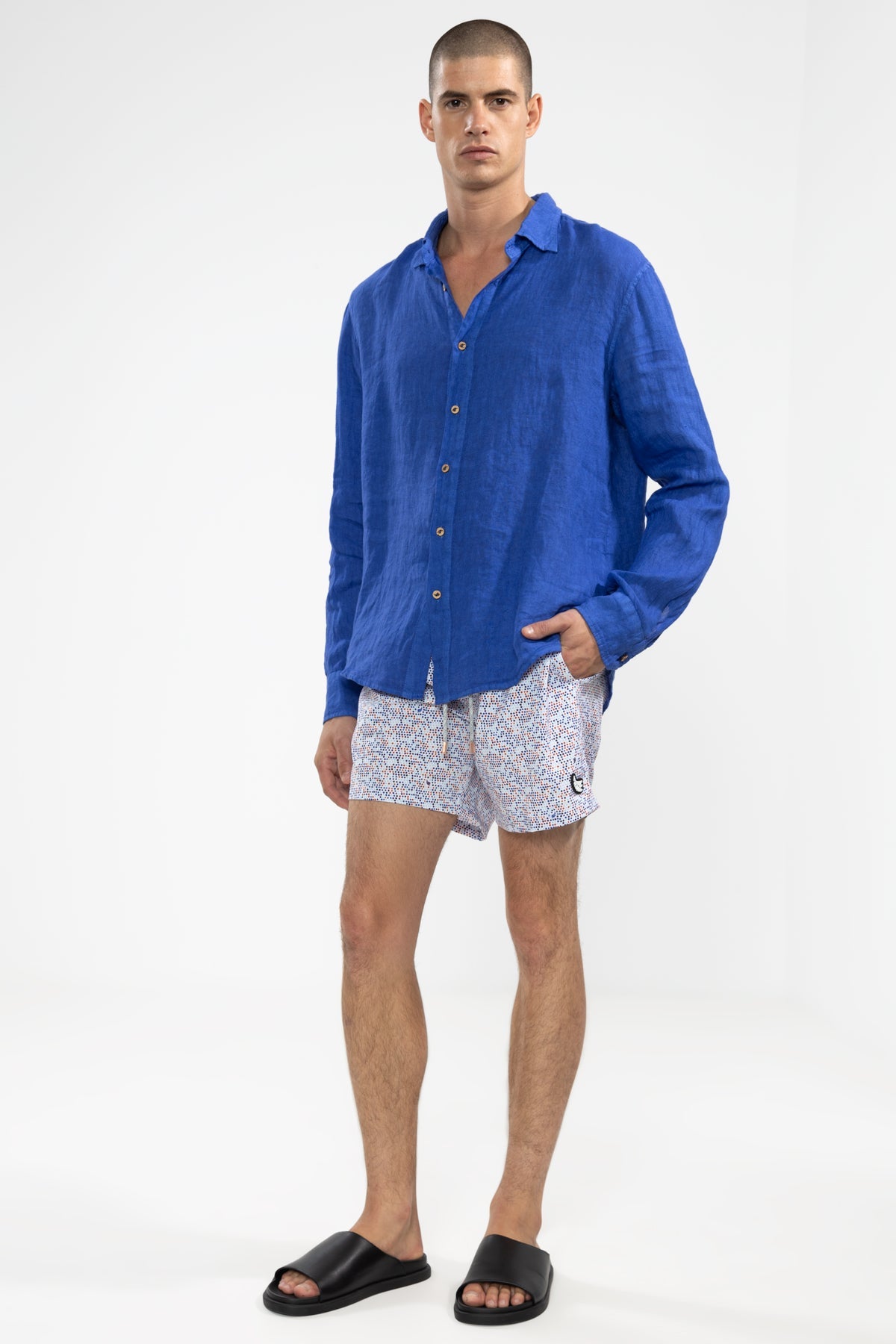100% LINEN LONG SLEEVE SHIRT