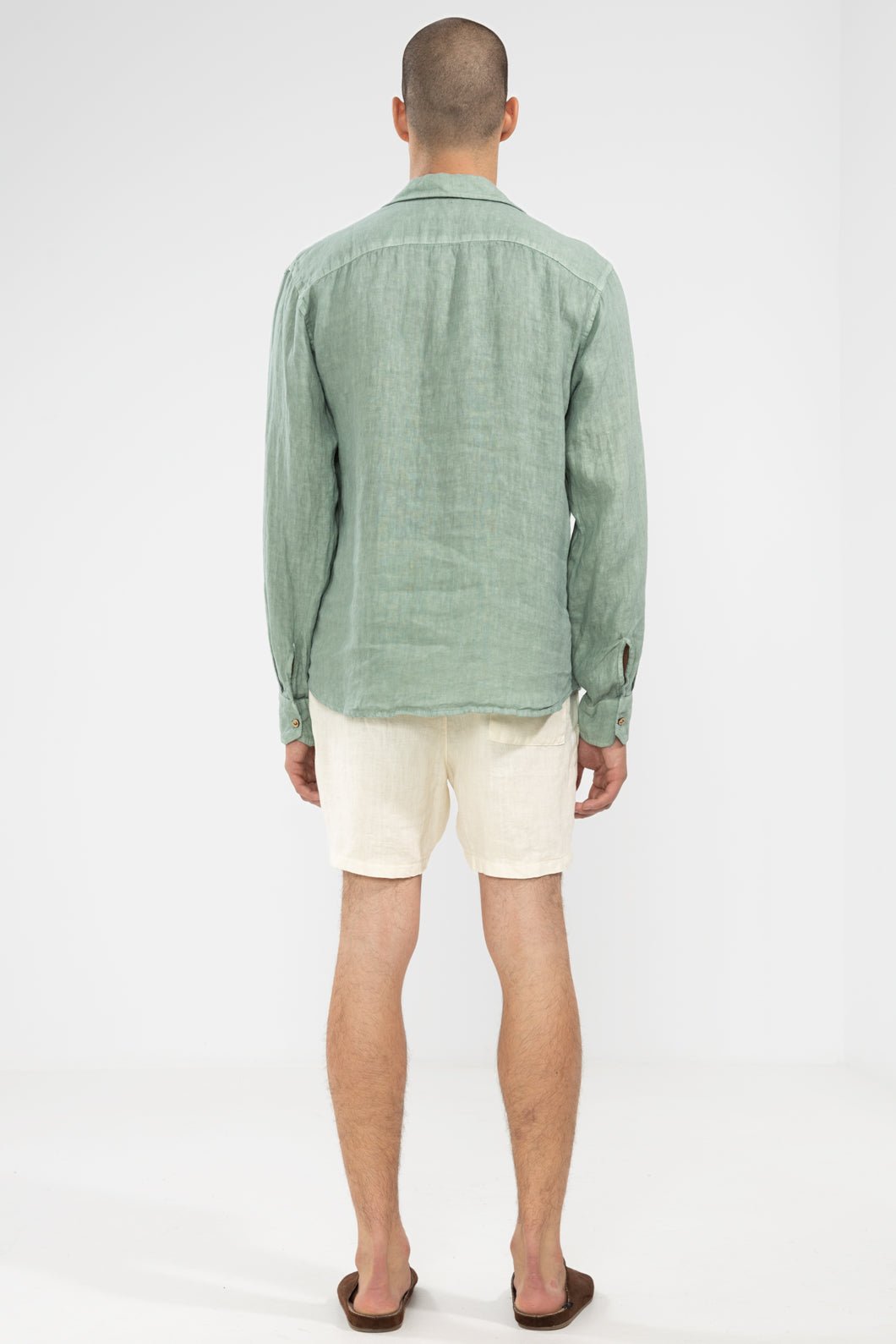 100% LINEN LONG SLEEVE SHIRT