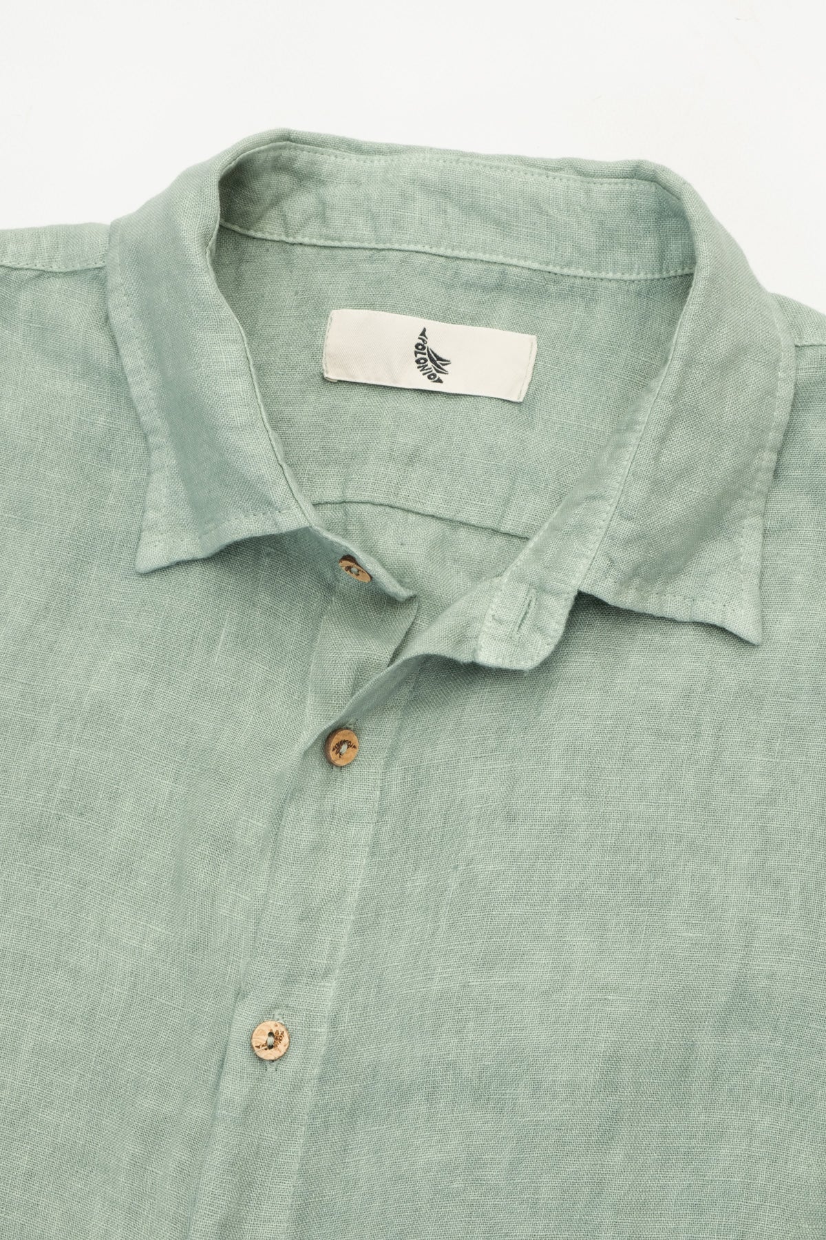 Camisa Manga Larga 100% Lino Cardamomo - Polonio Uruguay