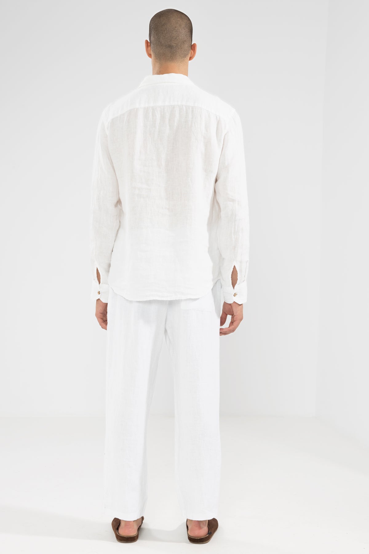 100% LINEN LONG SLEEVE SHIRT
