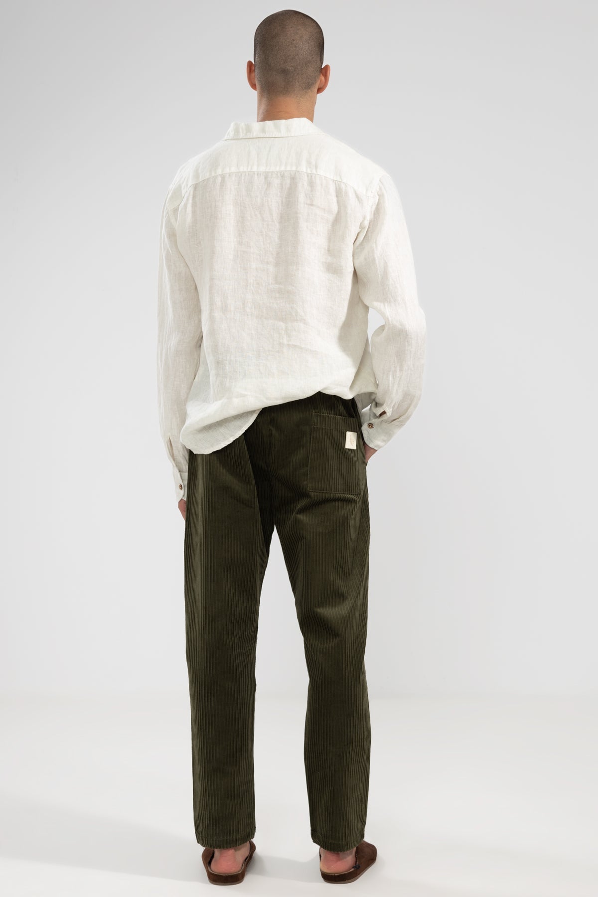 100% LINEN LONG SLEEVE SHIRT