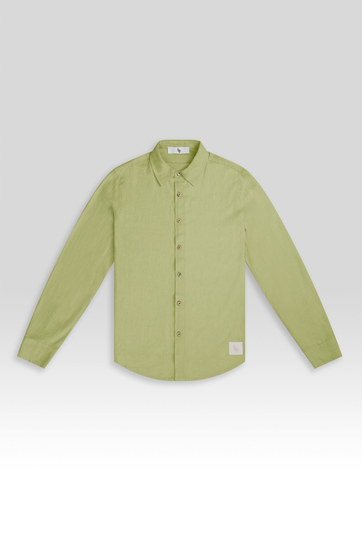 Camisa Manga Larga de Lino Avocado - Polonio Uruguay