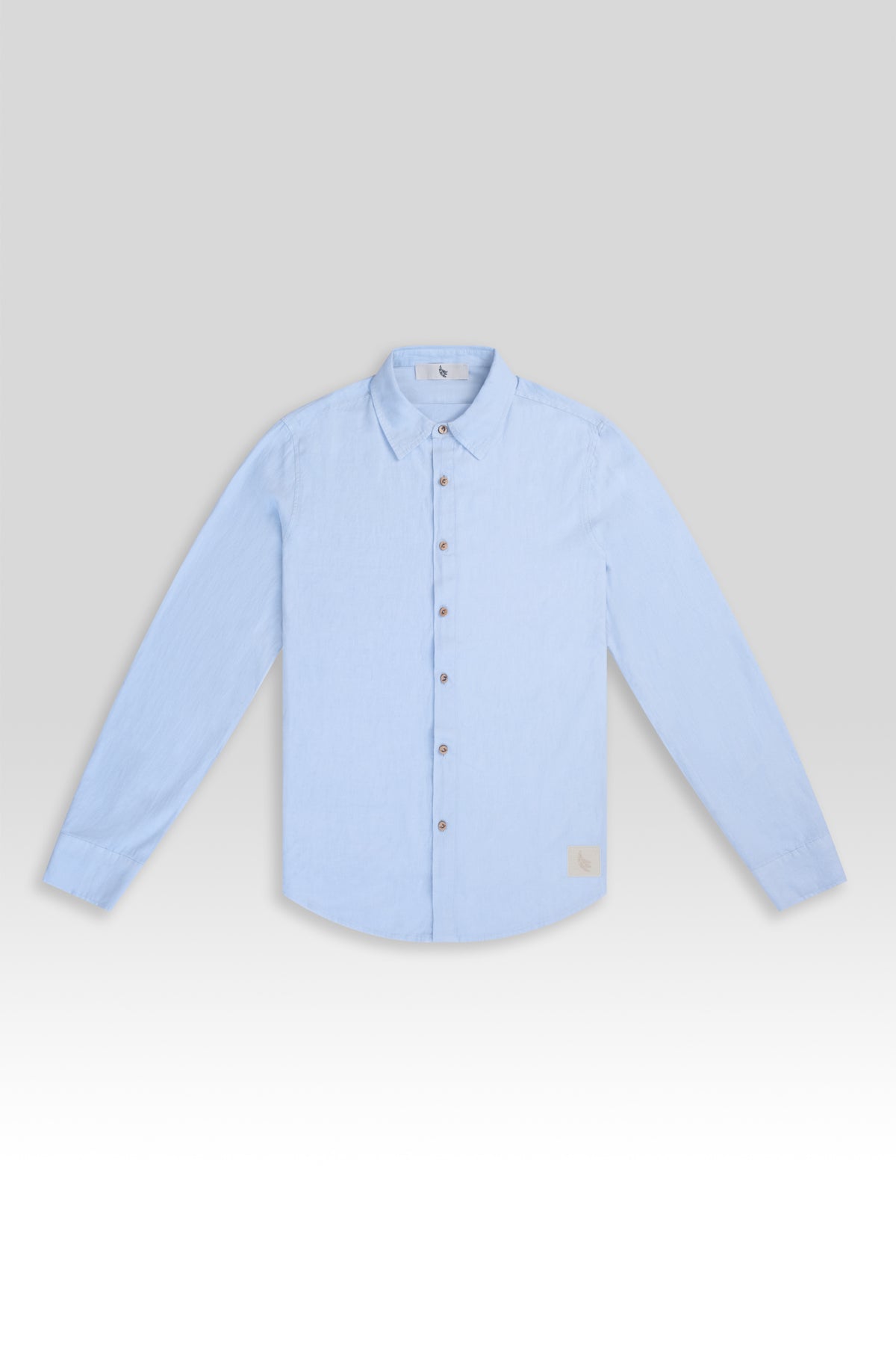 Camisa Manga Larga de Lino Sky - Polonio Uruguay