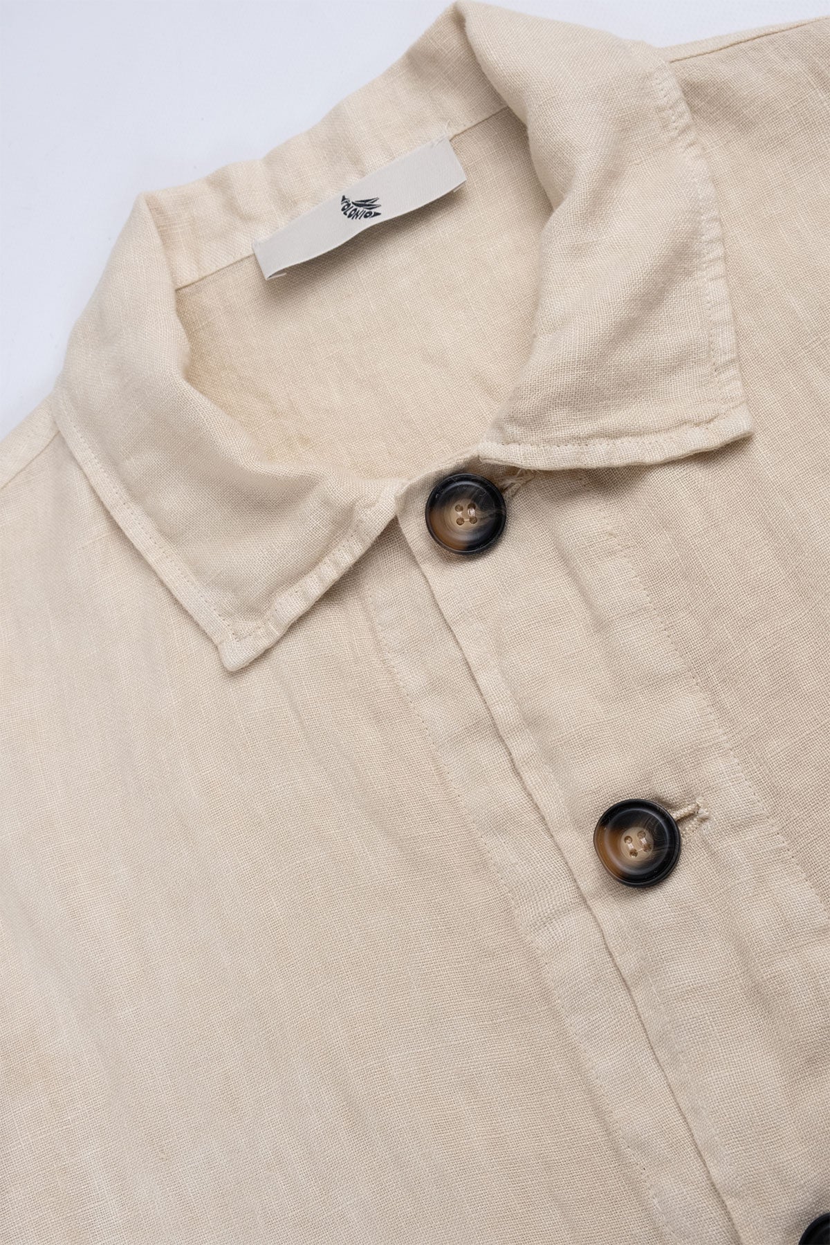 Chaqueta De Lino Premium Almendra - Polonio Uruguay