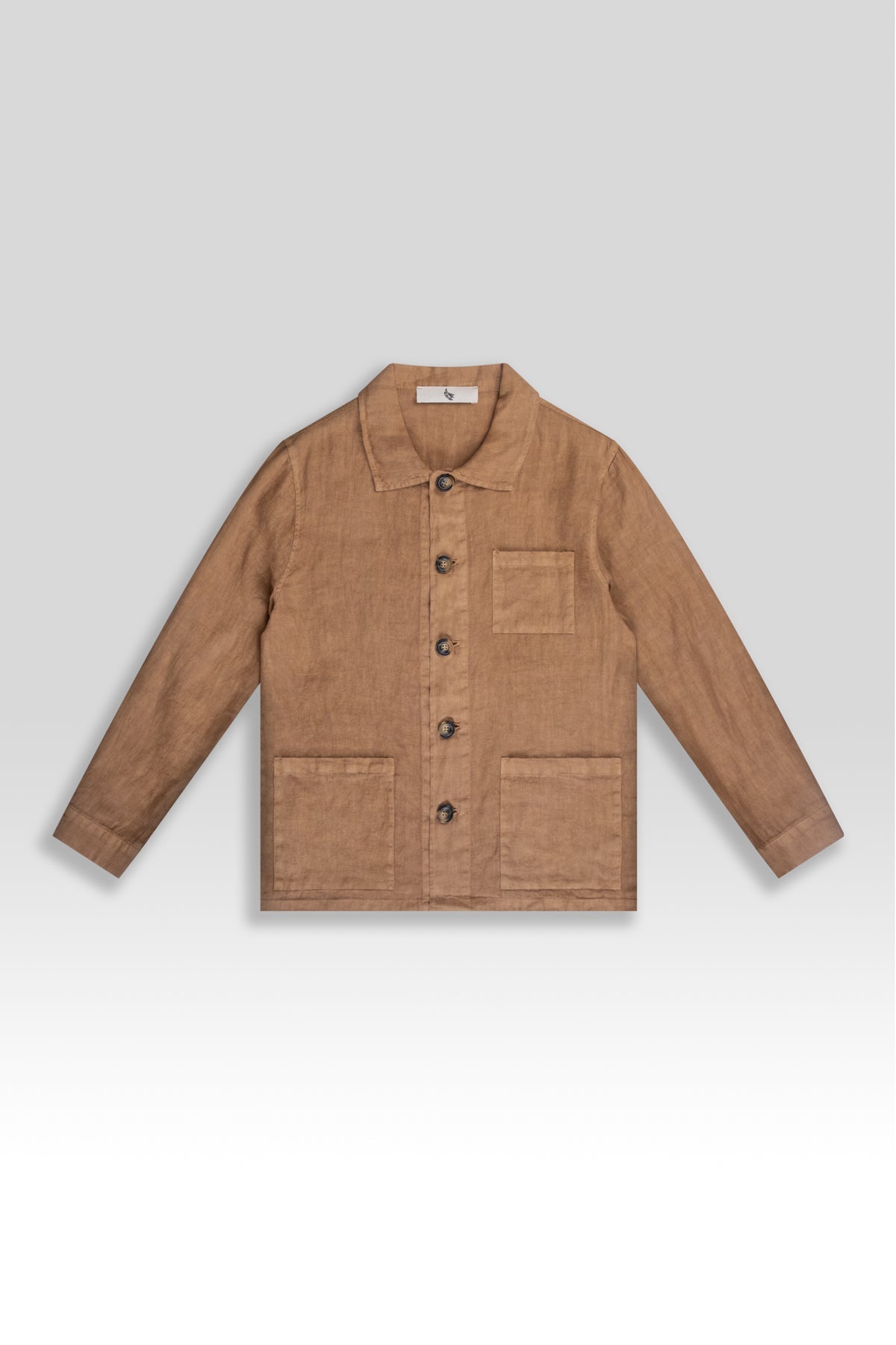Chaqueta De Lino Premium Tabaco - Polonio Uruguay