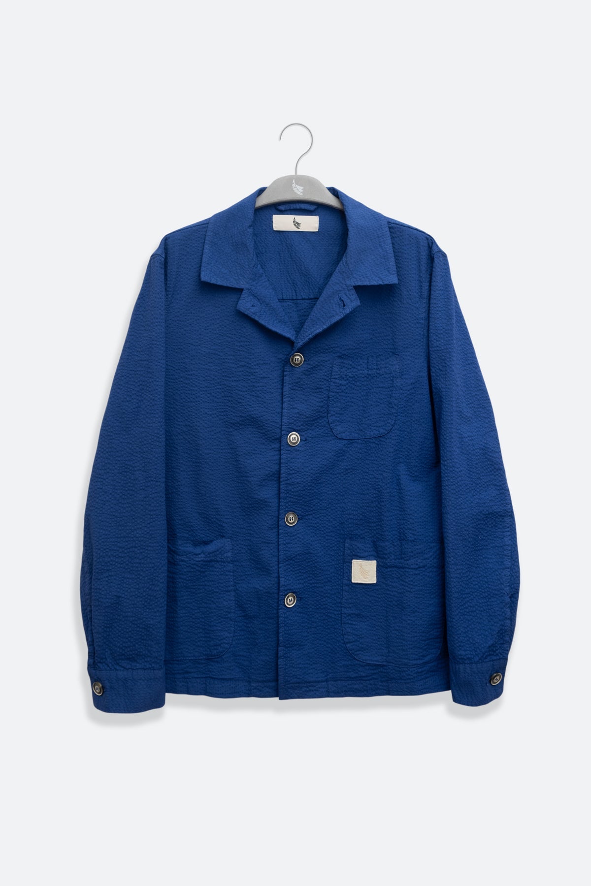 Chaqueta Seersucker Azul - Polonio Uruguay