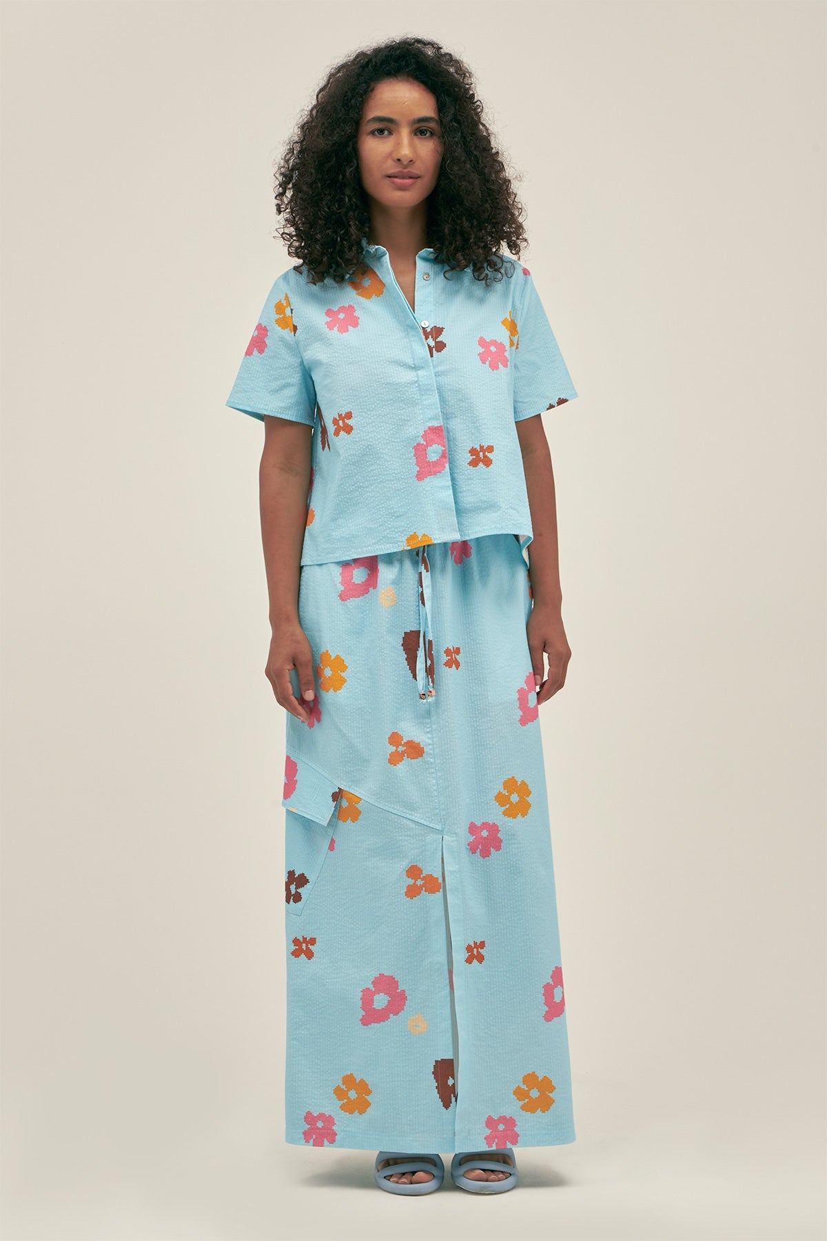 Falda Amelie Poppy Sky - Polonio Uruguay