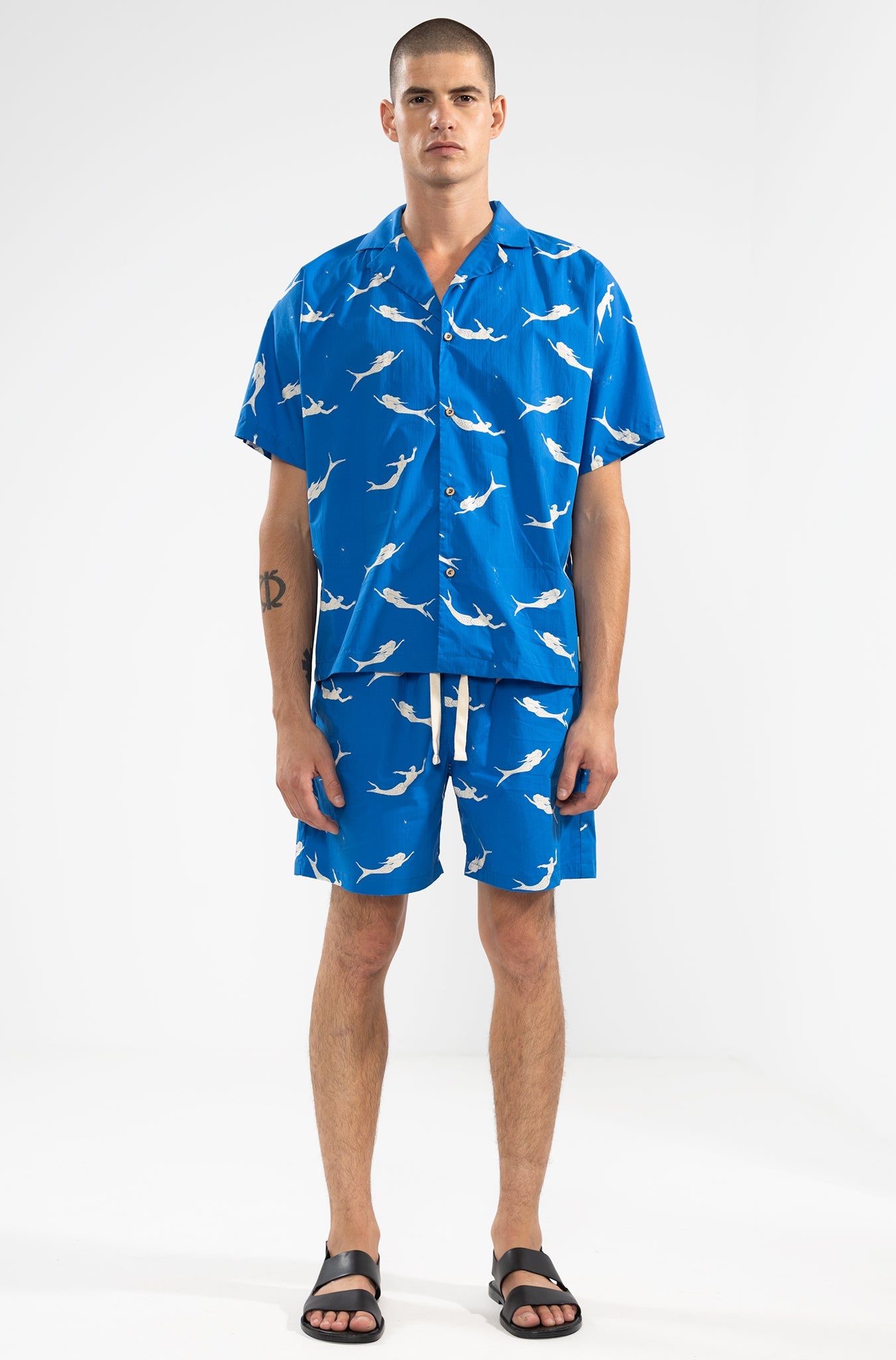 CONVERTIBLE CAMP-COLLAR SHIRT