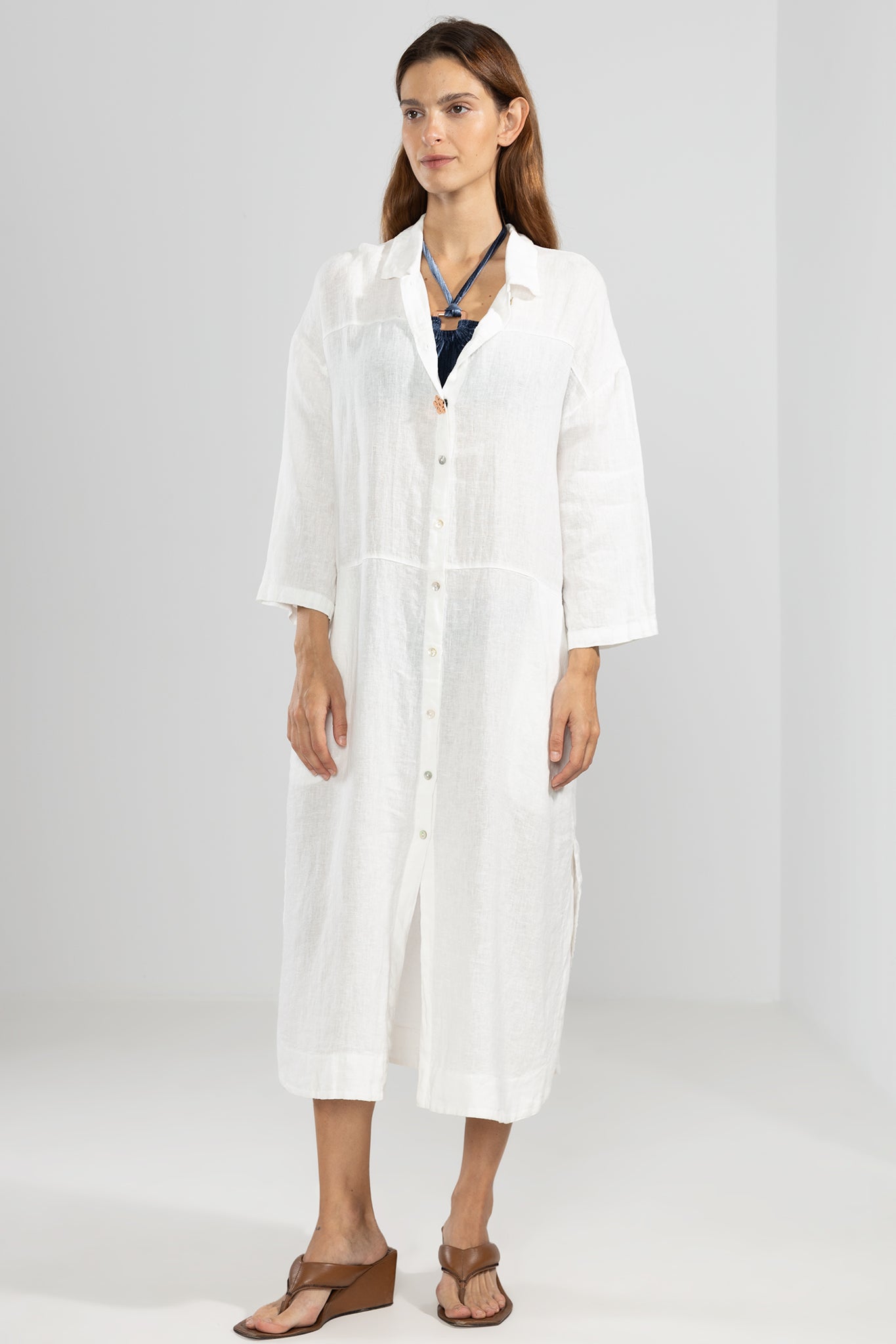 Long Shirt Blanco - Polonio Uruguay