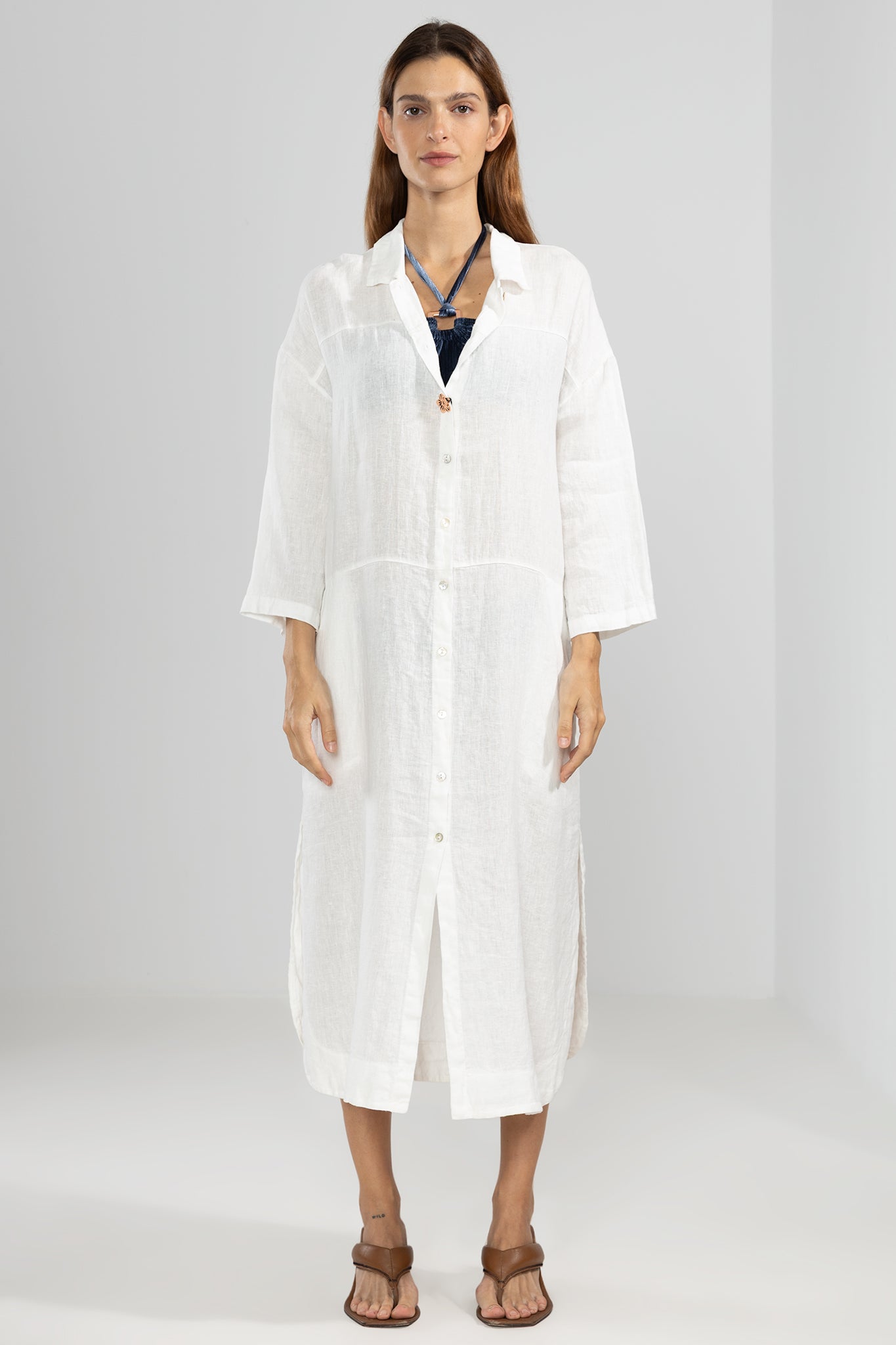 Long Shirt Blanco - Polonio Uruguay