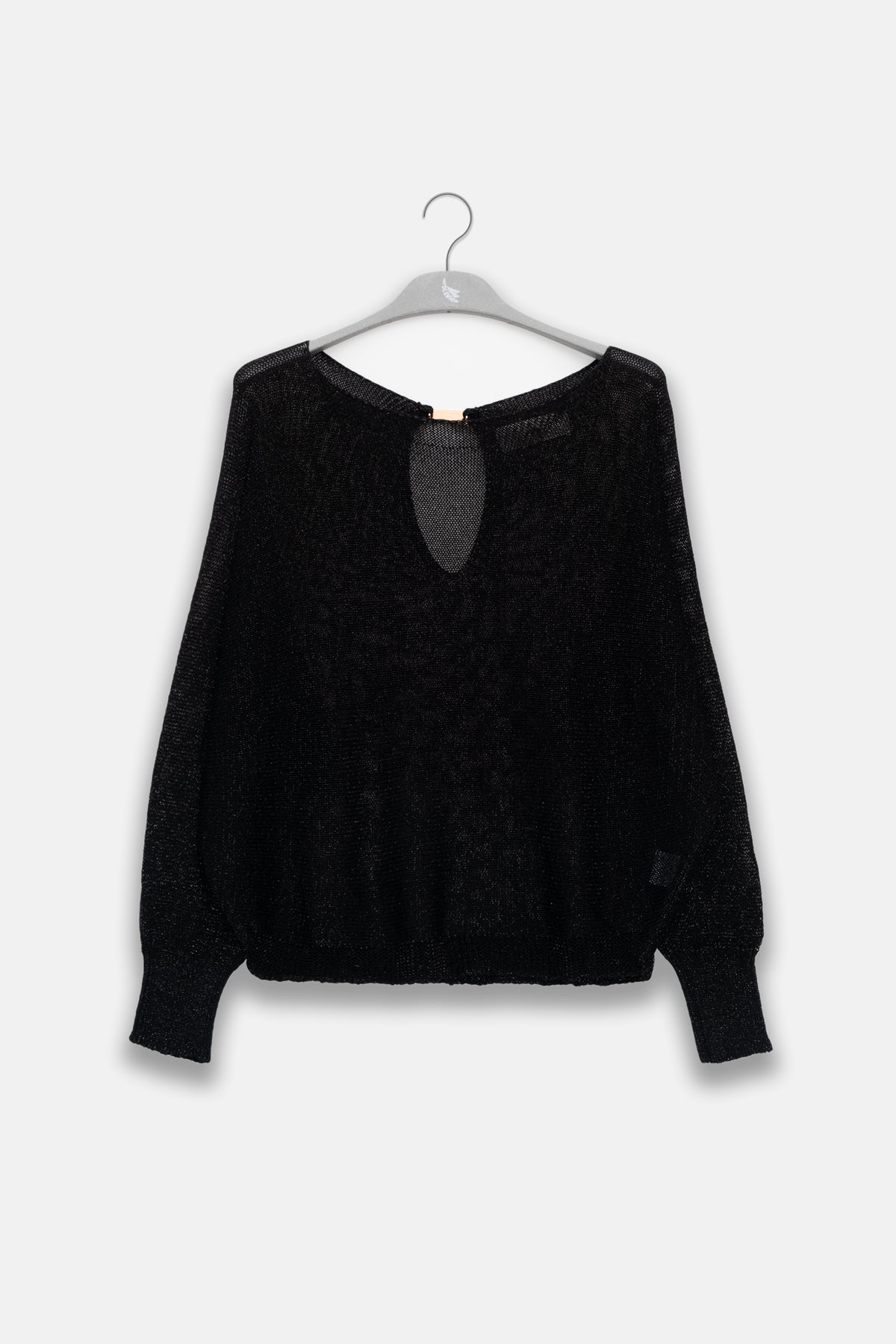 Lu Tiger Lurex Sweater Negro - Polonio Uruguay