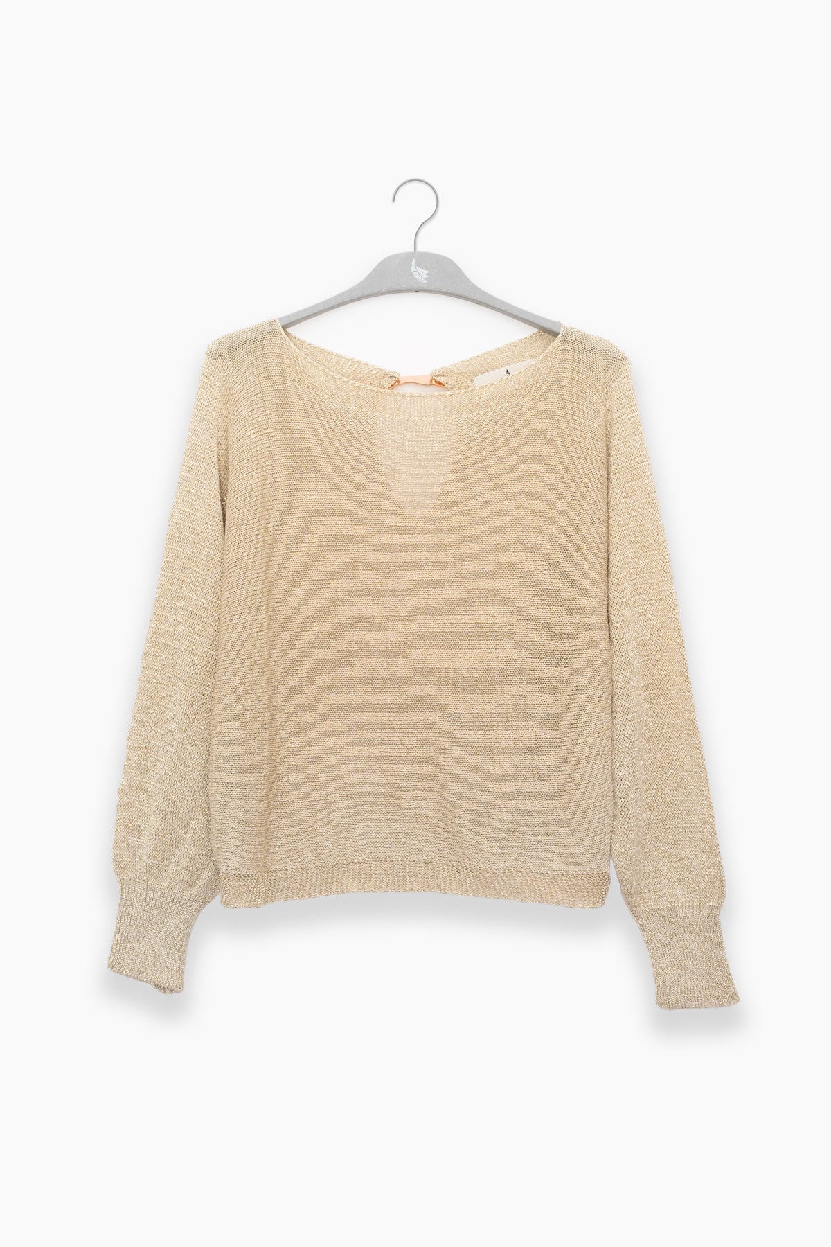 Lu Tiger Sweater Lurex Oro - Polonio Uruguay