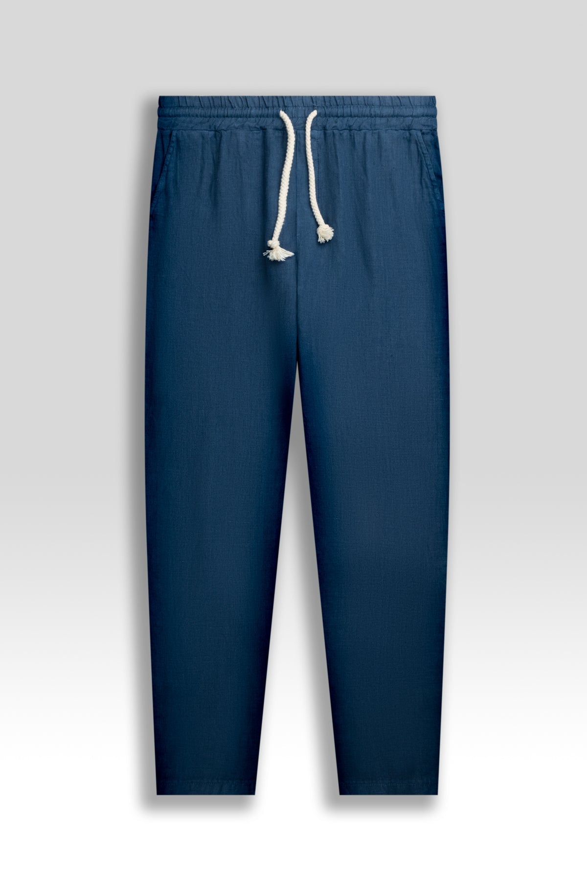 Pantalón De Lino Premium Indigo - Polonio Uruguay