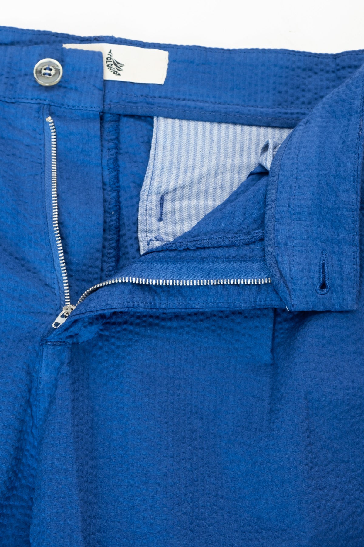 Pantalón Seersucker Azul - Polonio Uruguay