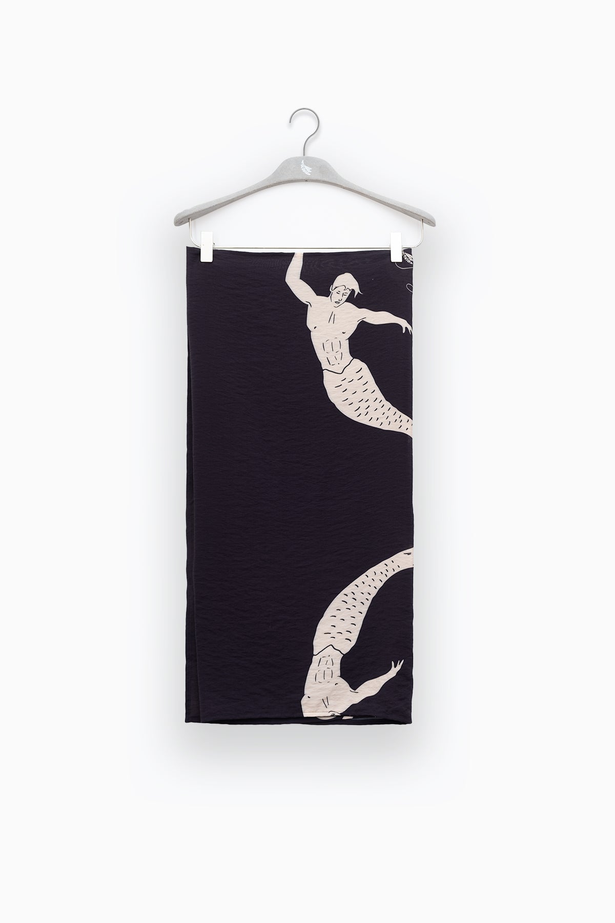 Pareo Mermaid Black - Polonio Uruguay