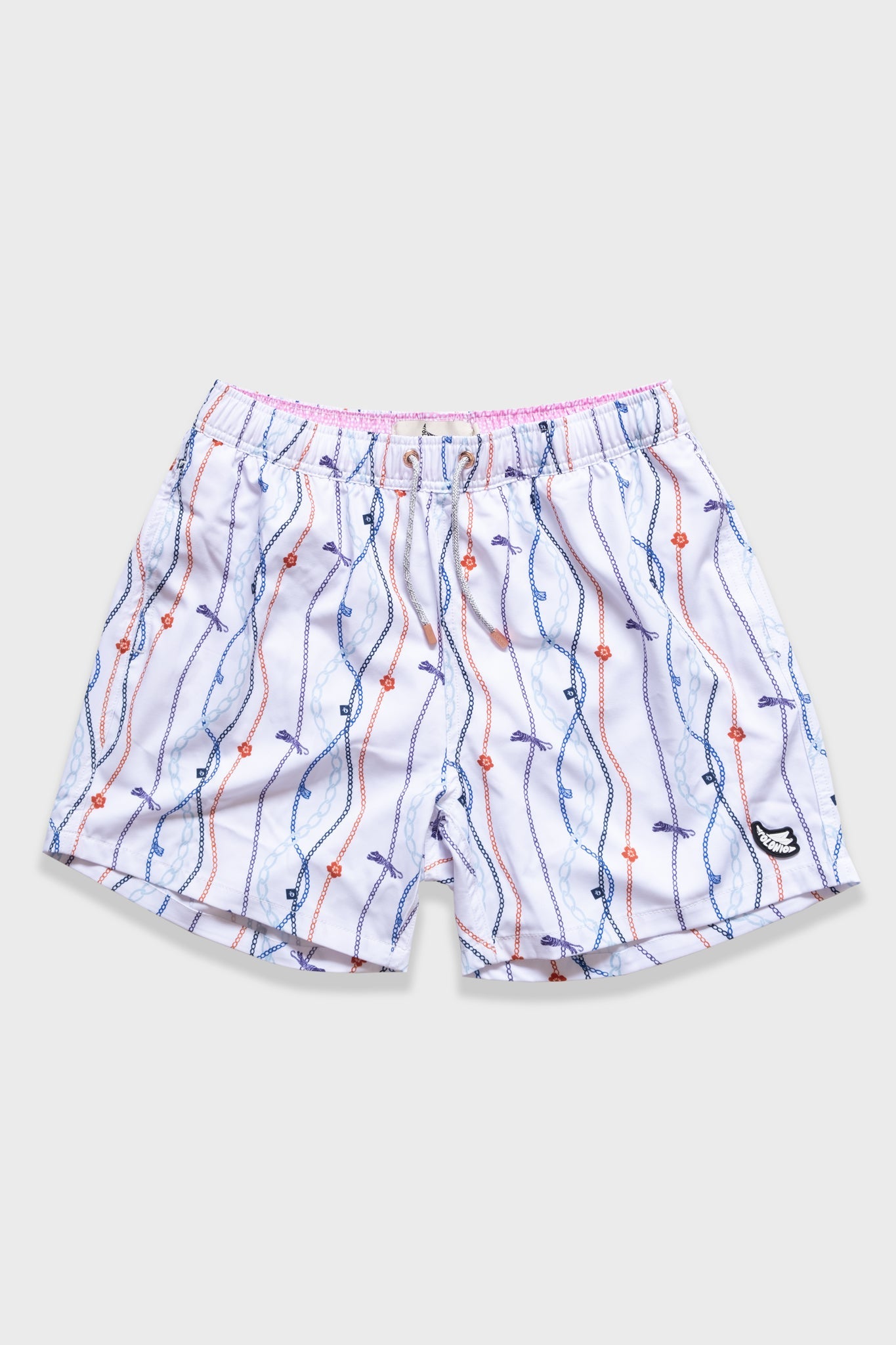 Short de Baño Chain Gang Classic White - Polonio Uruguay