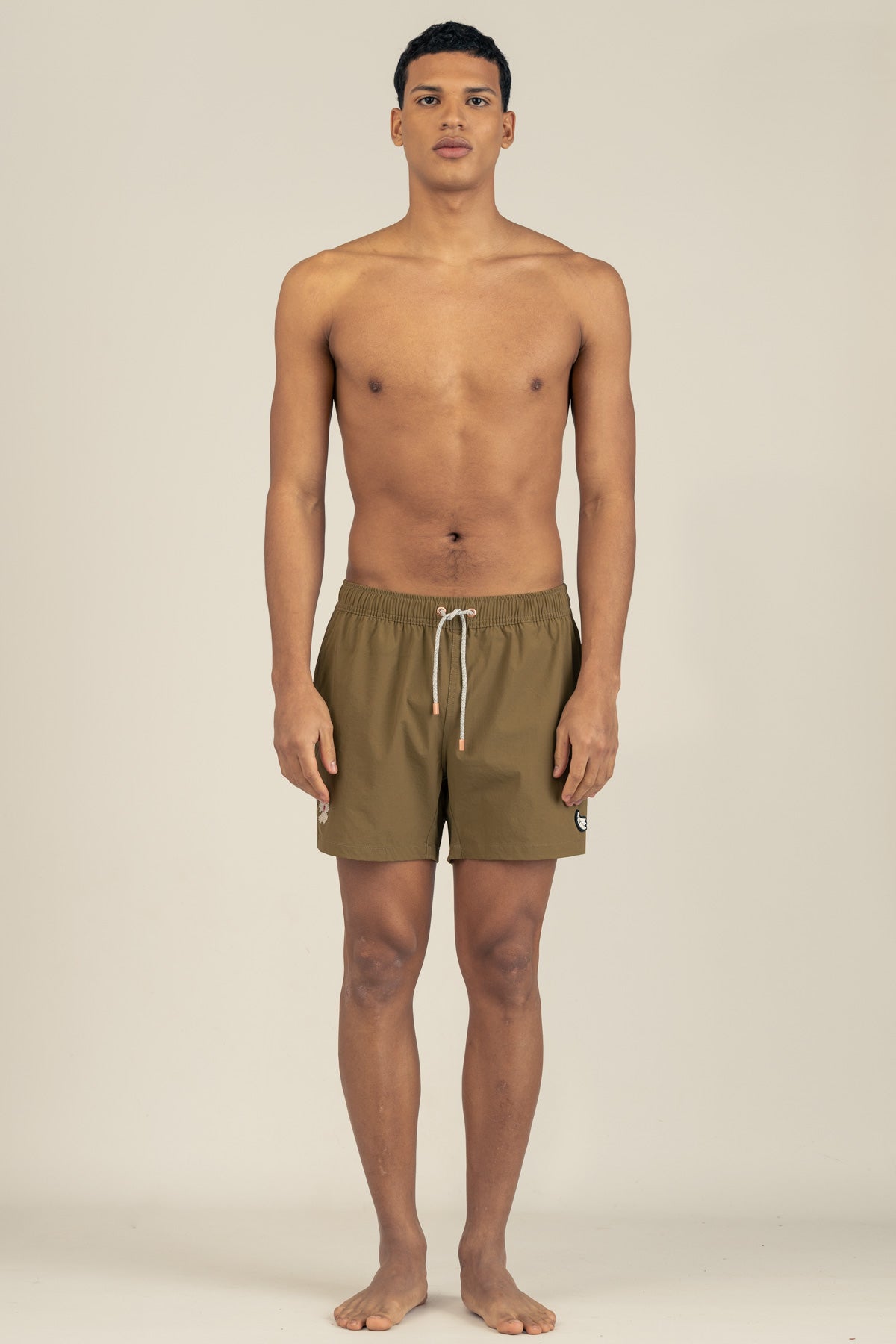 Short de Baño Classic Bordado Army - Polonio Uruguay