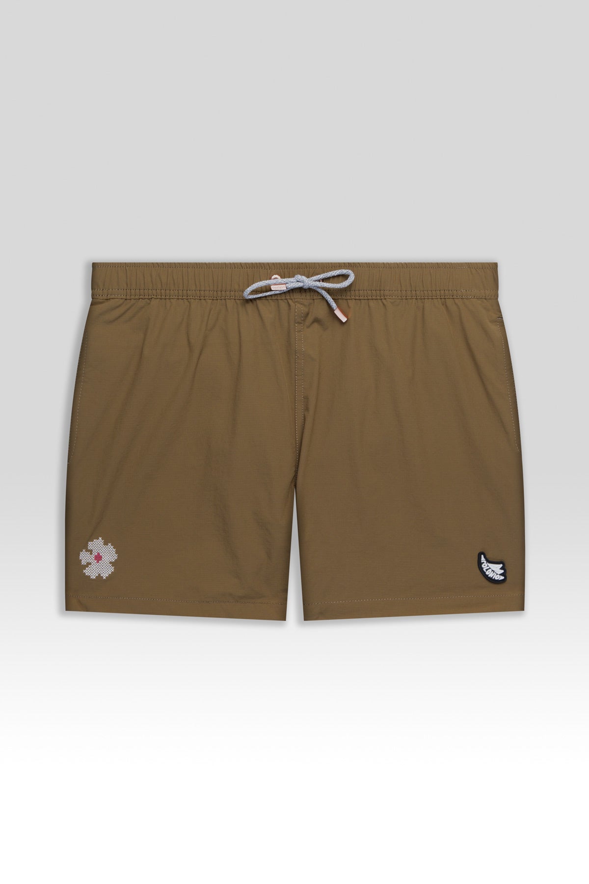 Short de Baño Classic Bordado Army - Polonio Uruguay