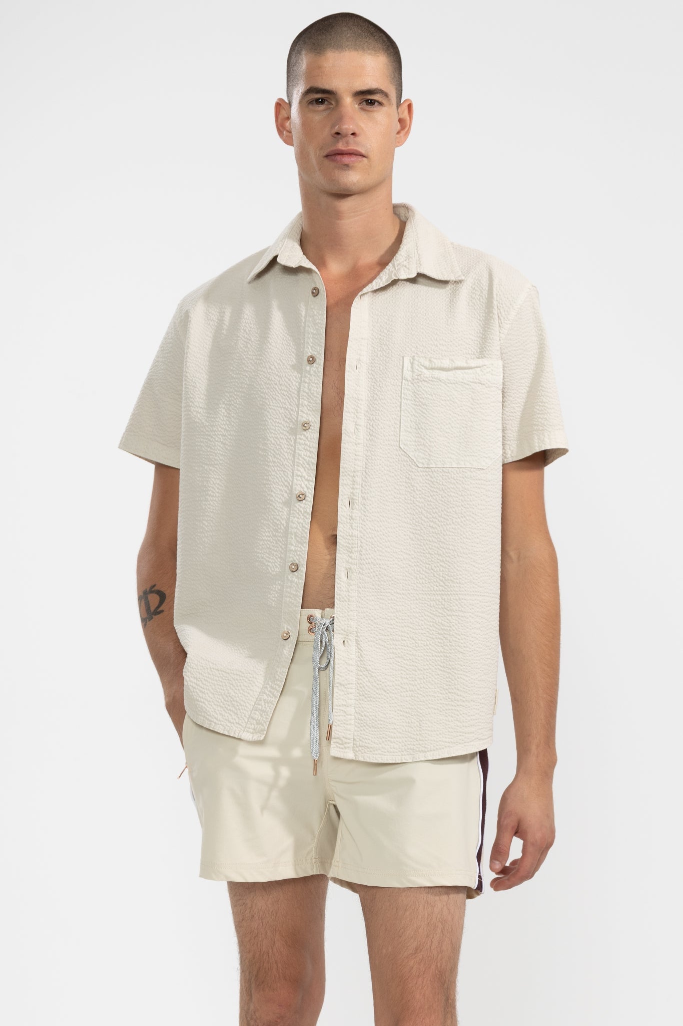 Short de Baño Dandy Gents Almond - Polonio Uruguay