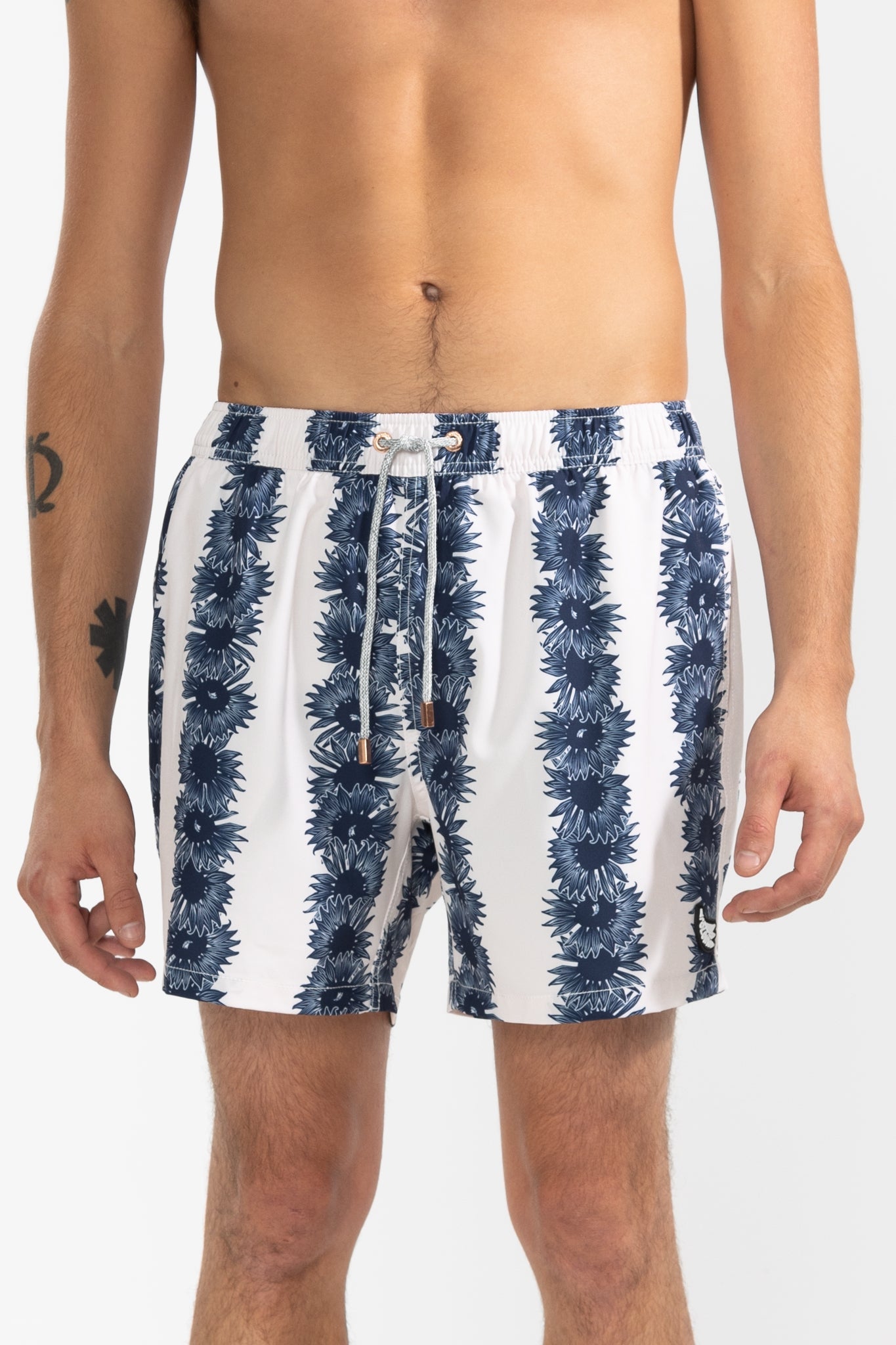 Short de Baño Lover's Bloom Classic Cream - Polonio Uruguay