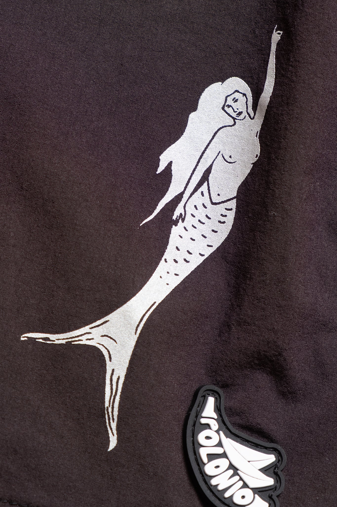 Short de Baño Mermaid Runner Black - Polonio Uruguay