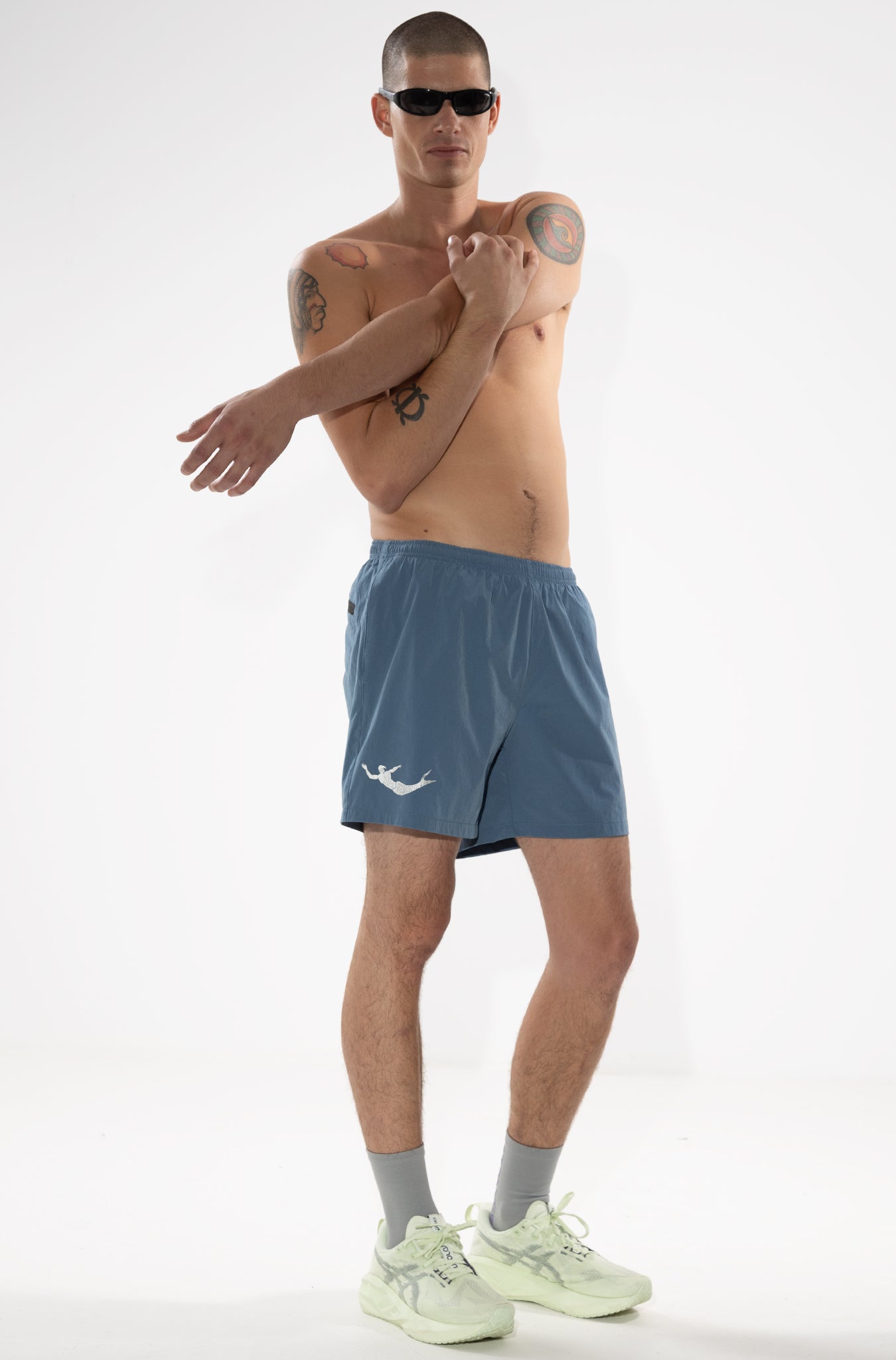 Short de Baño Mermaid Runner Petrol - Polonio Uruguay