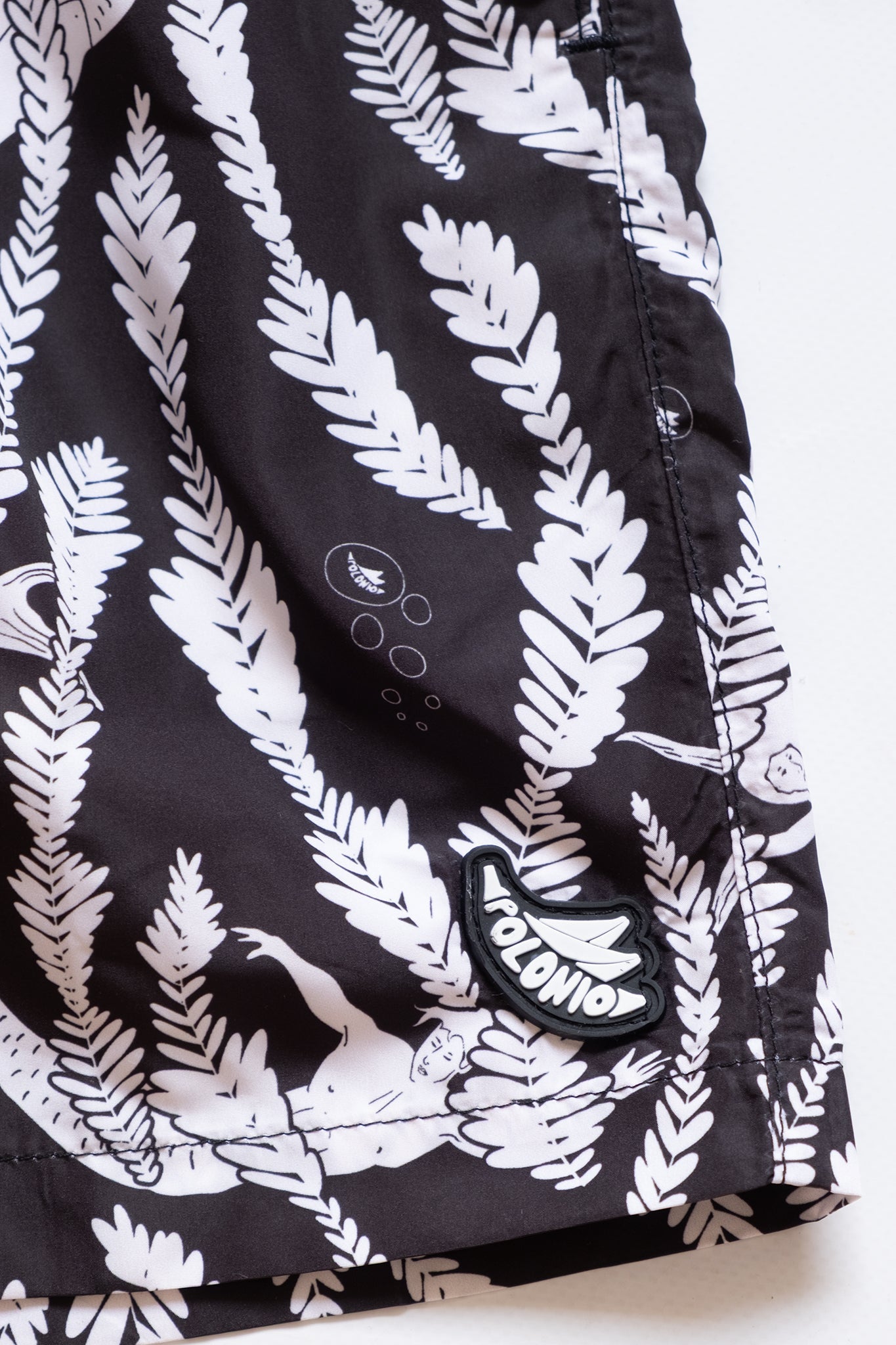 Short de Baño Under The Sea Runner Black - Polonio Uruguay