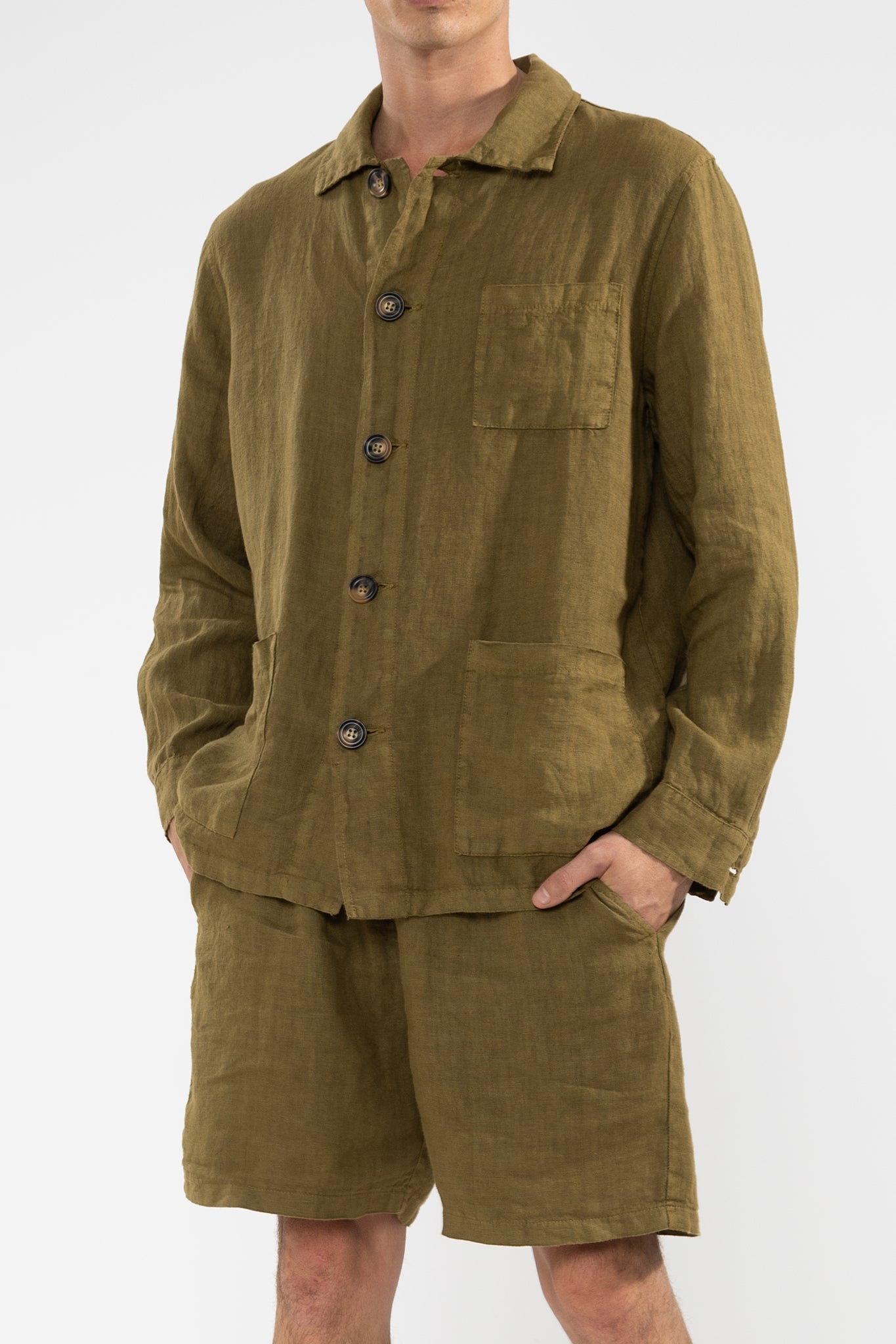PREMIUM LINEN SHORTS