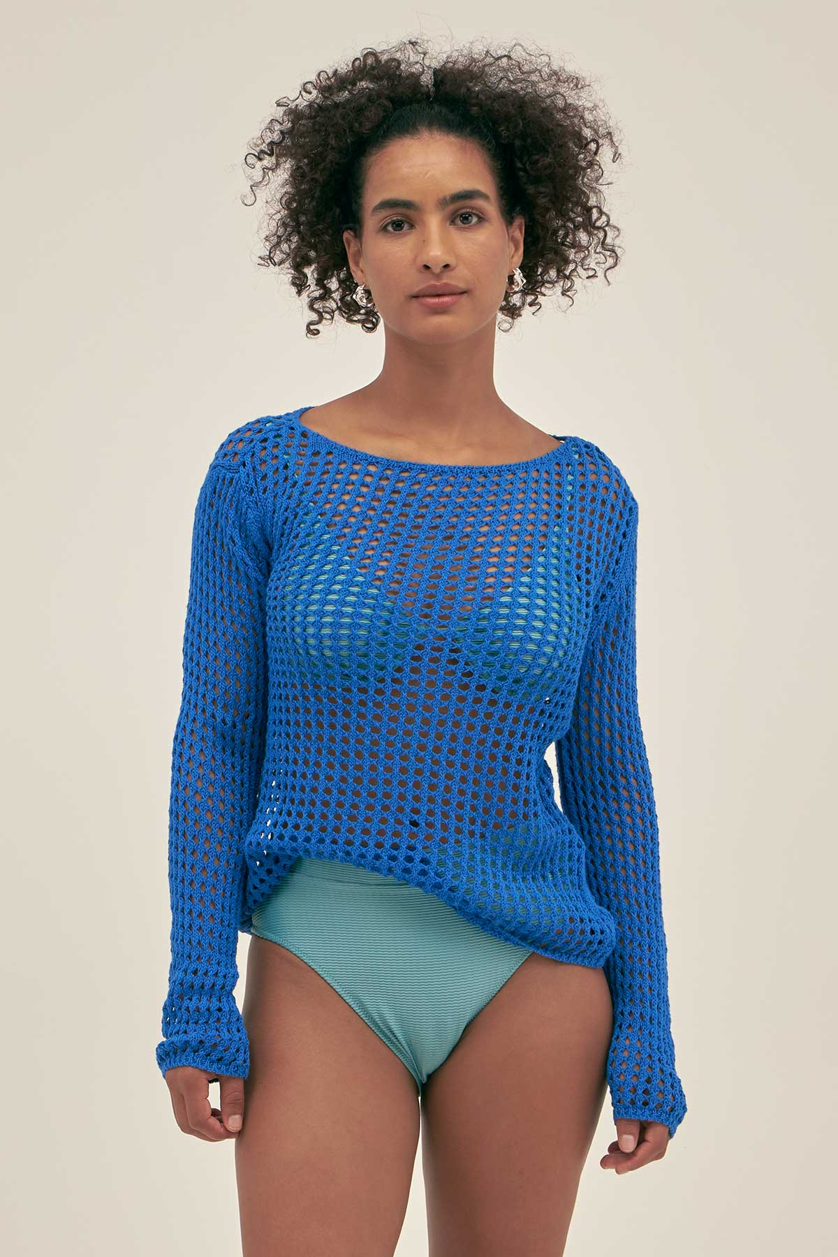 Sweater Marti Azul - Polonio Uruguay