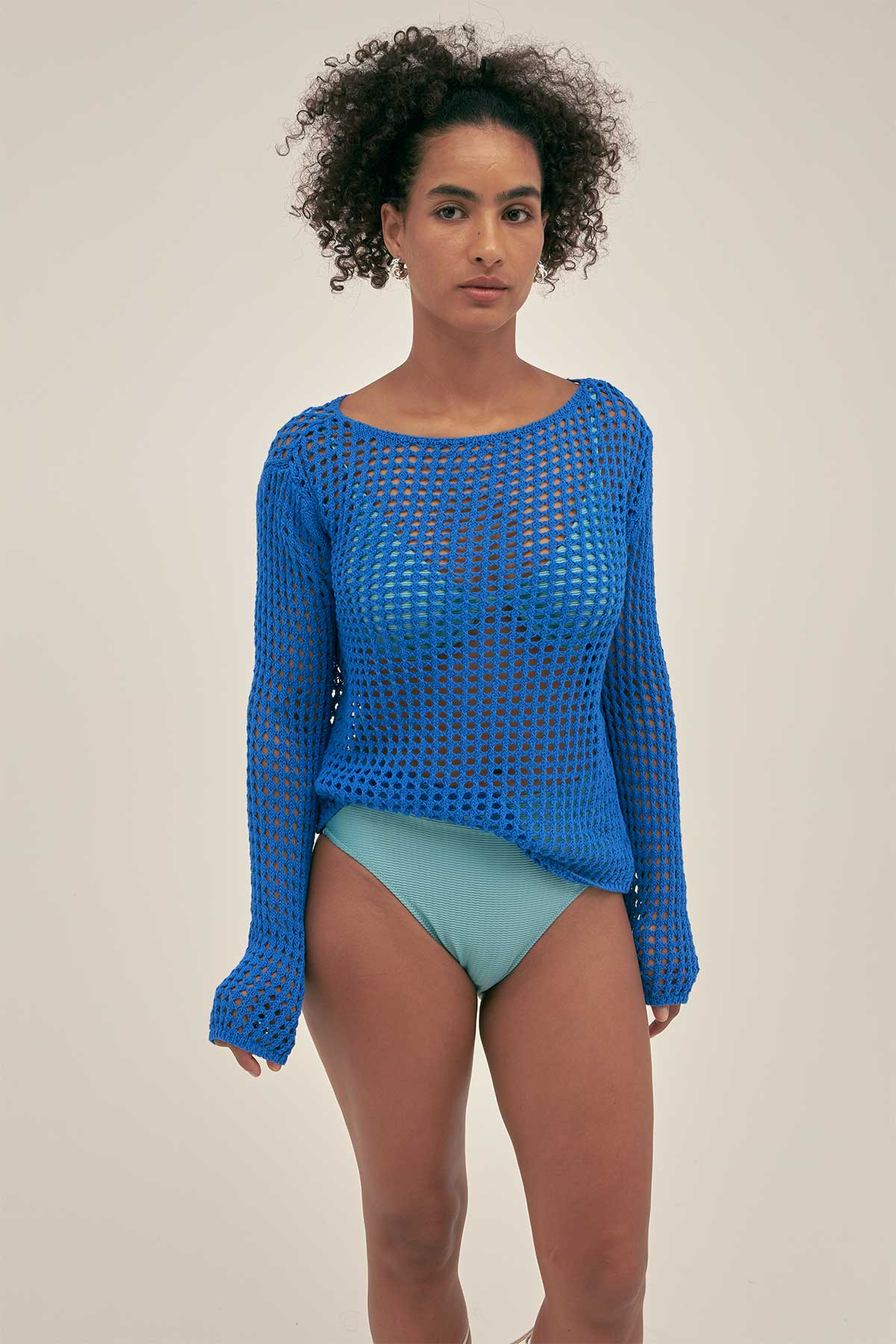 Sweater Marti Azul - Polonio Uruguay