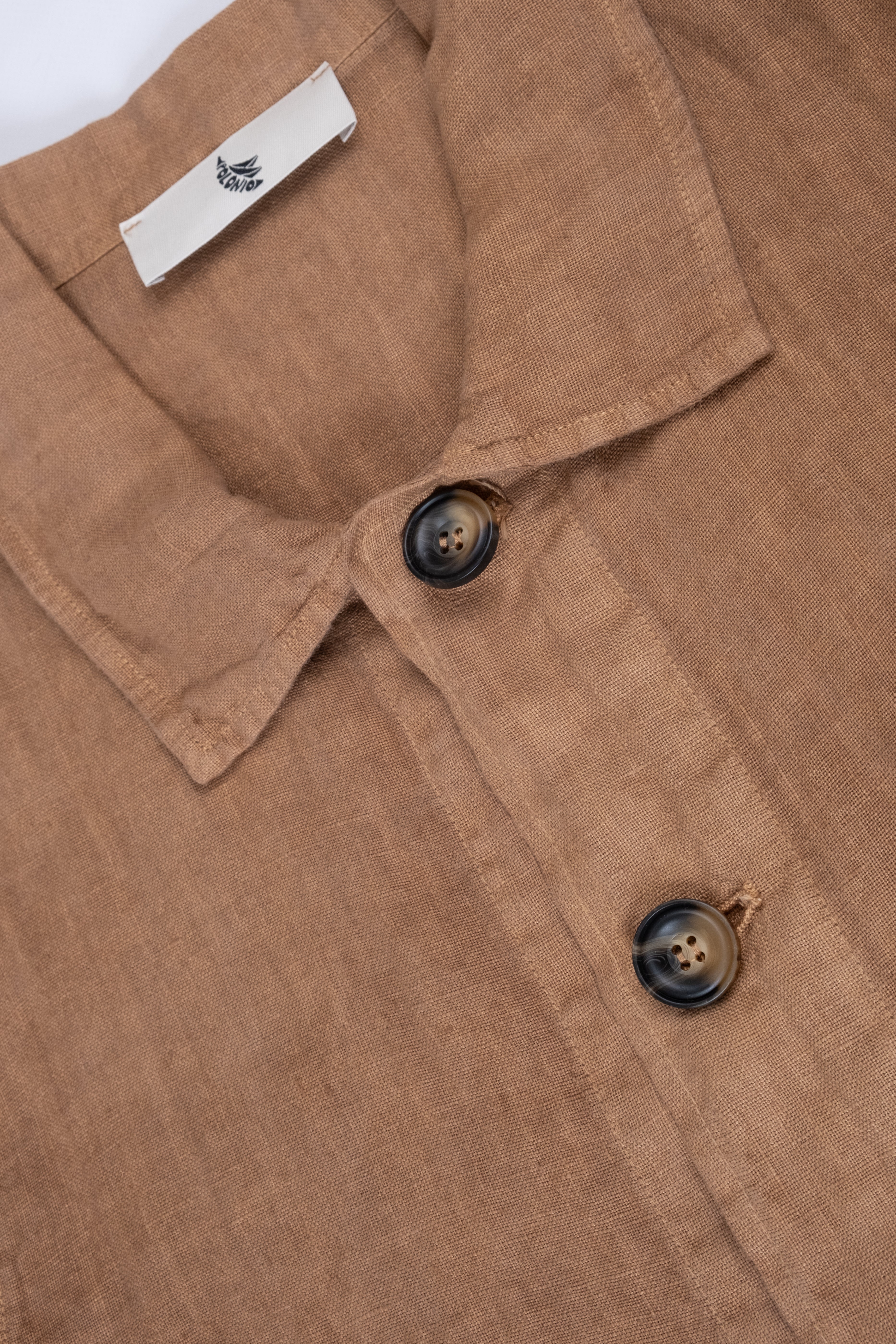 Premium Linen Jacket tostado l