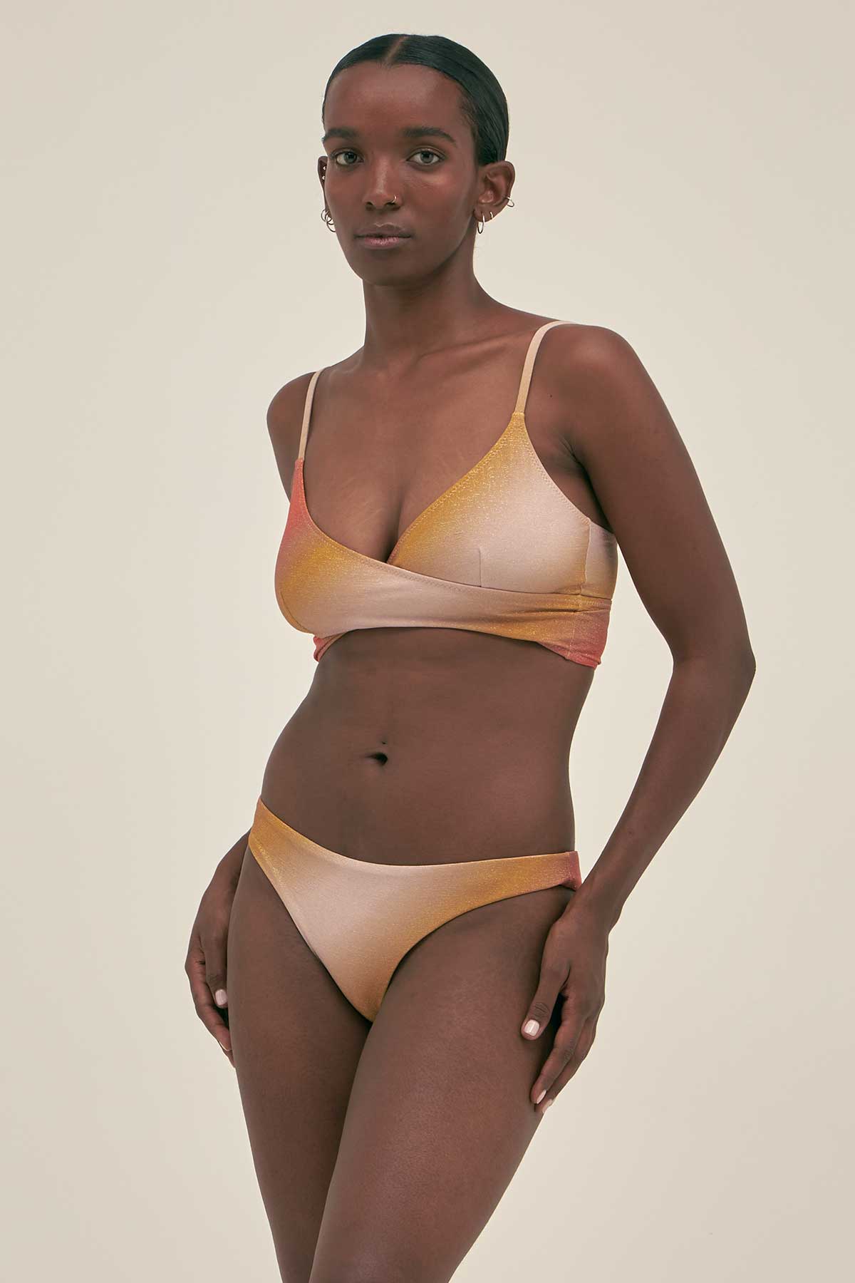 Top Bikini Cruzado Sunset - Polonio Uruguay