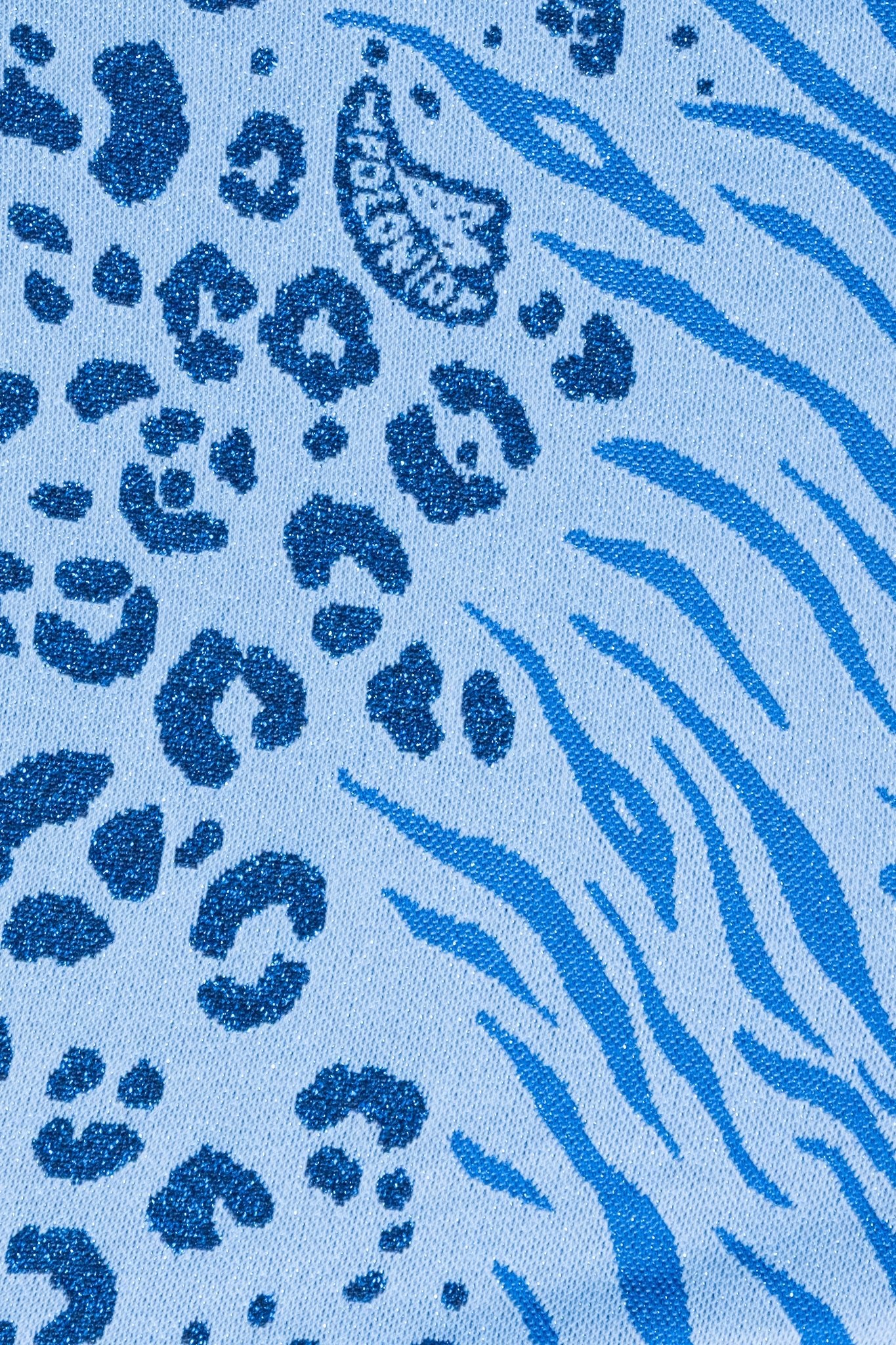 MILA TOP FELINE BLUE