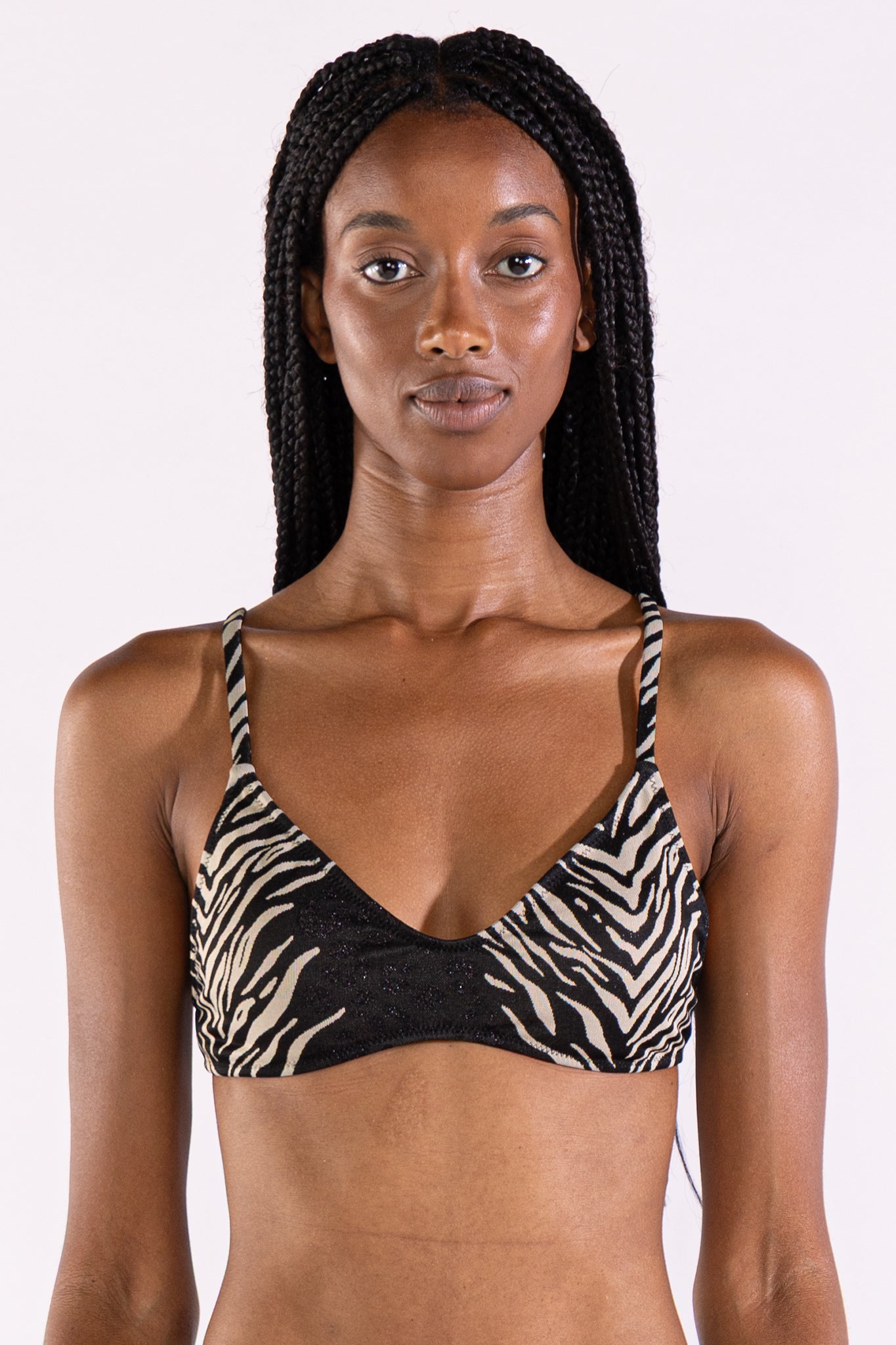 Top Bikini New Mila Feline Black - Polonio Uruguay