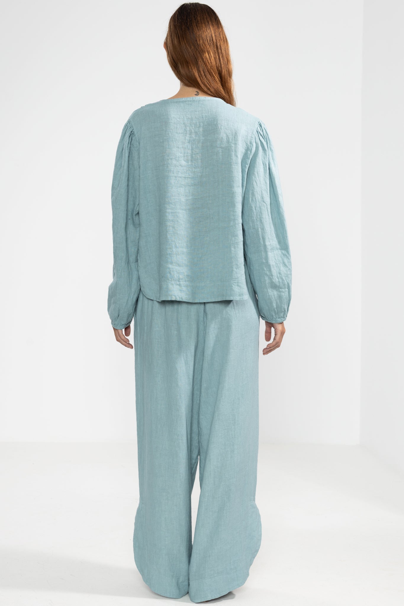 Vale Pants Aqua - Polonio Uruguay