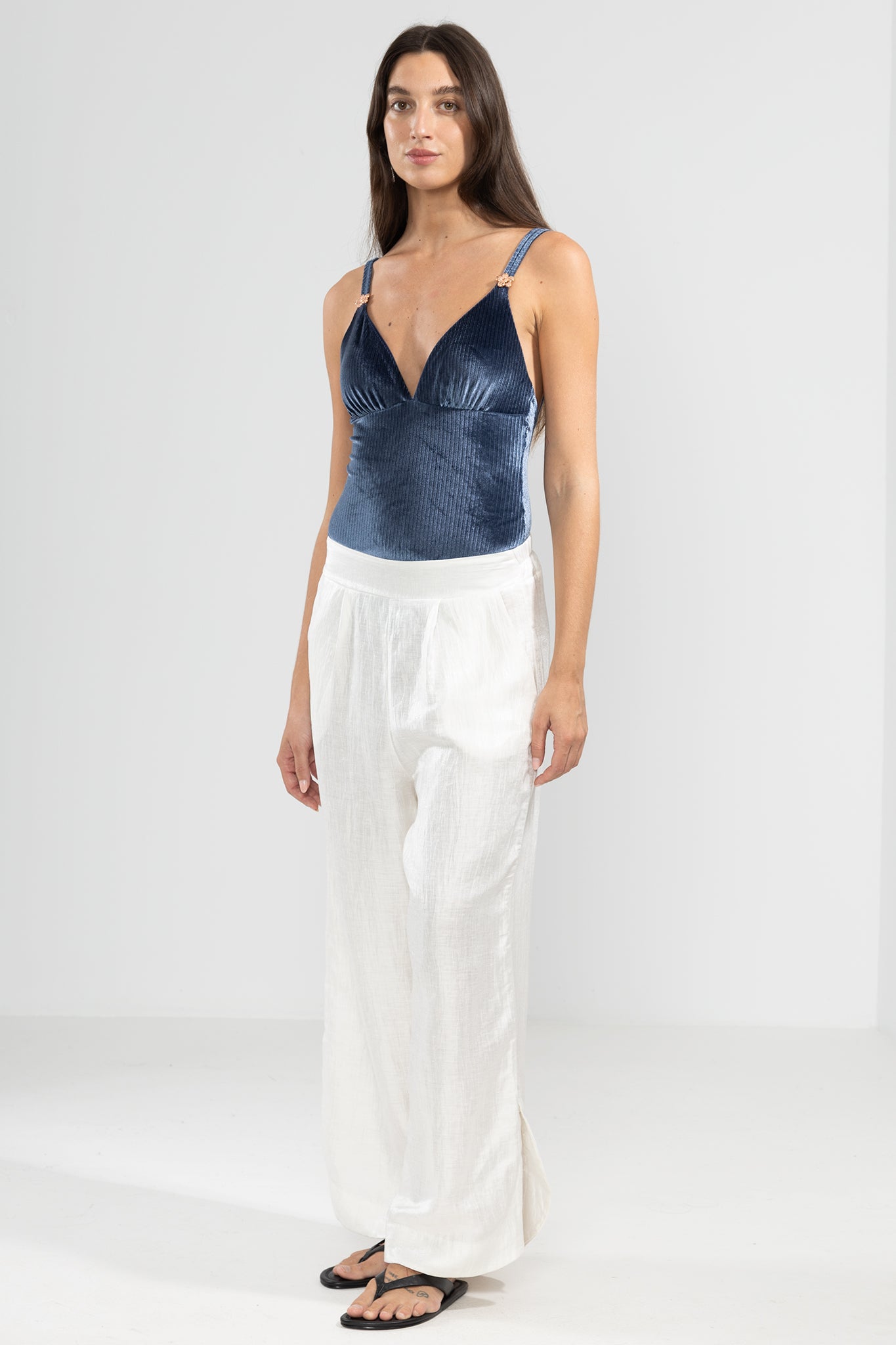 Vale Pants White - Polonio Uruguay