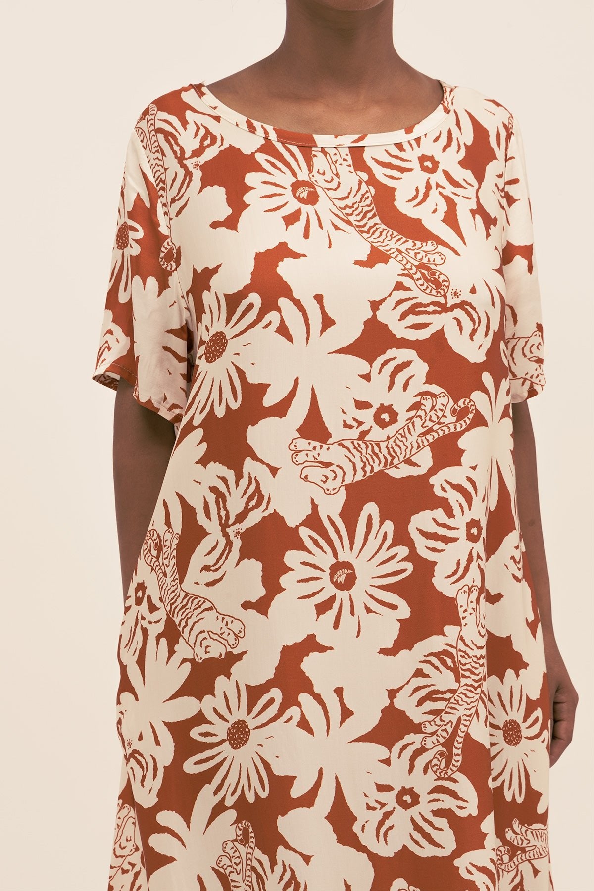 Vestido Fefe Jungle Clay - Polonio Uruguay