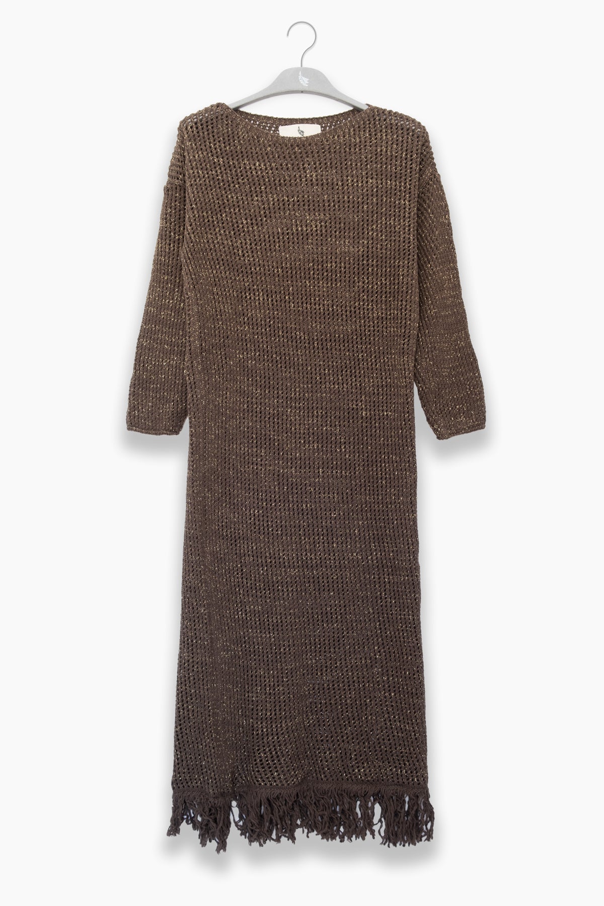 Vestido Fringes Choco - Polonio Uruguay