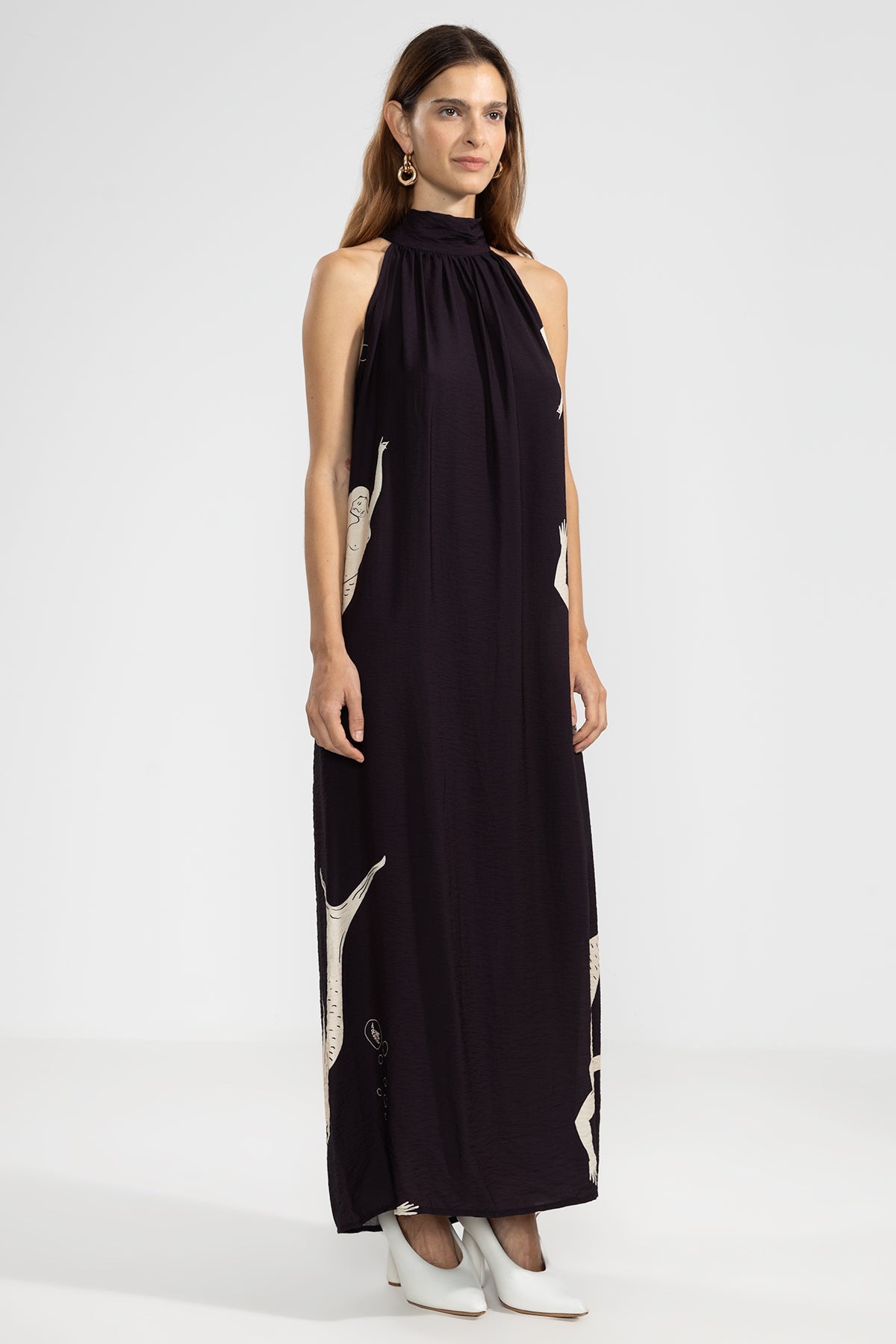 MICHU HALTER DRESS