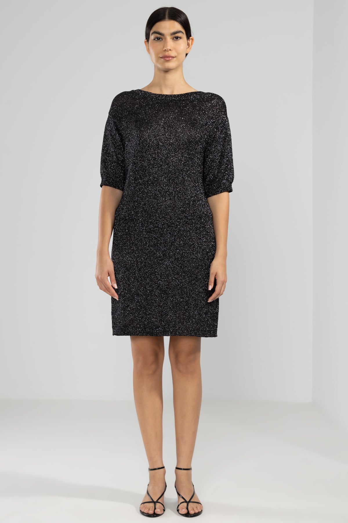 Vestido Tejido Lara Negro - Polonio Uruguay