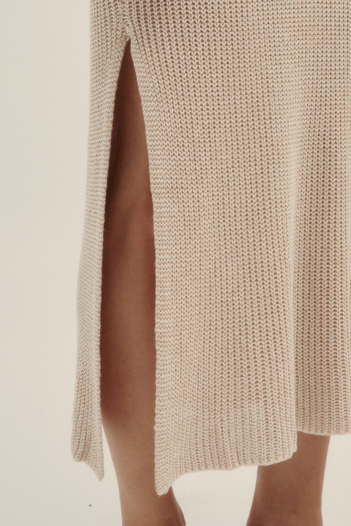 Latte Eli Knit Dress - Polonio